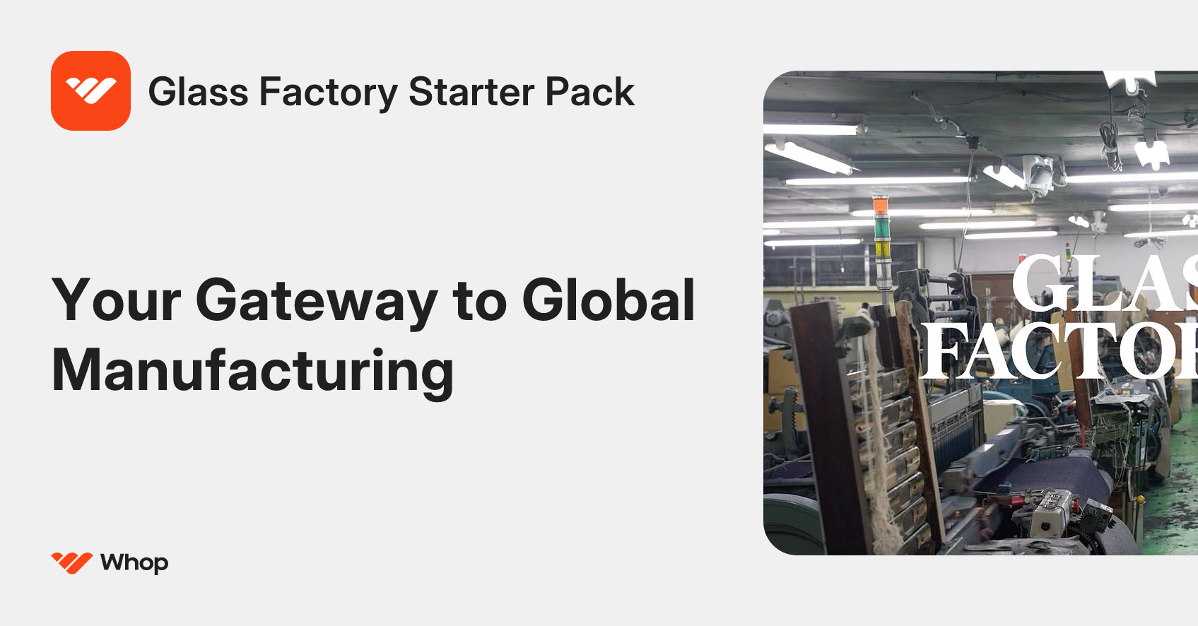 Glass Factory Starter Pack | Whop