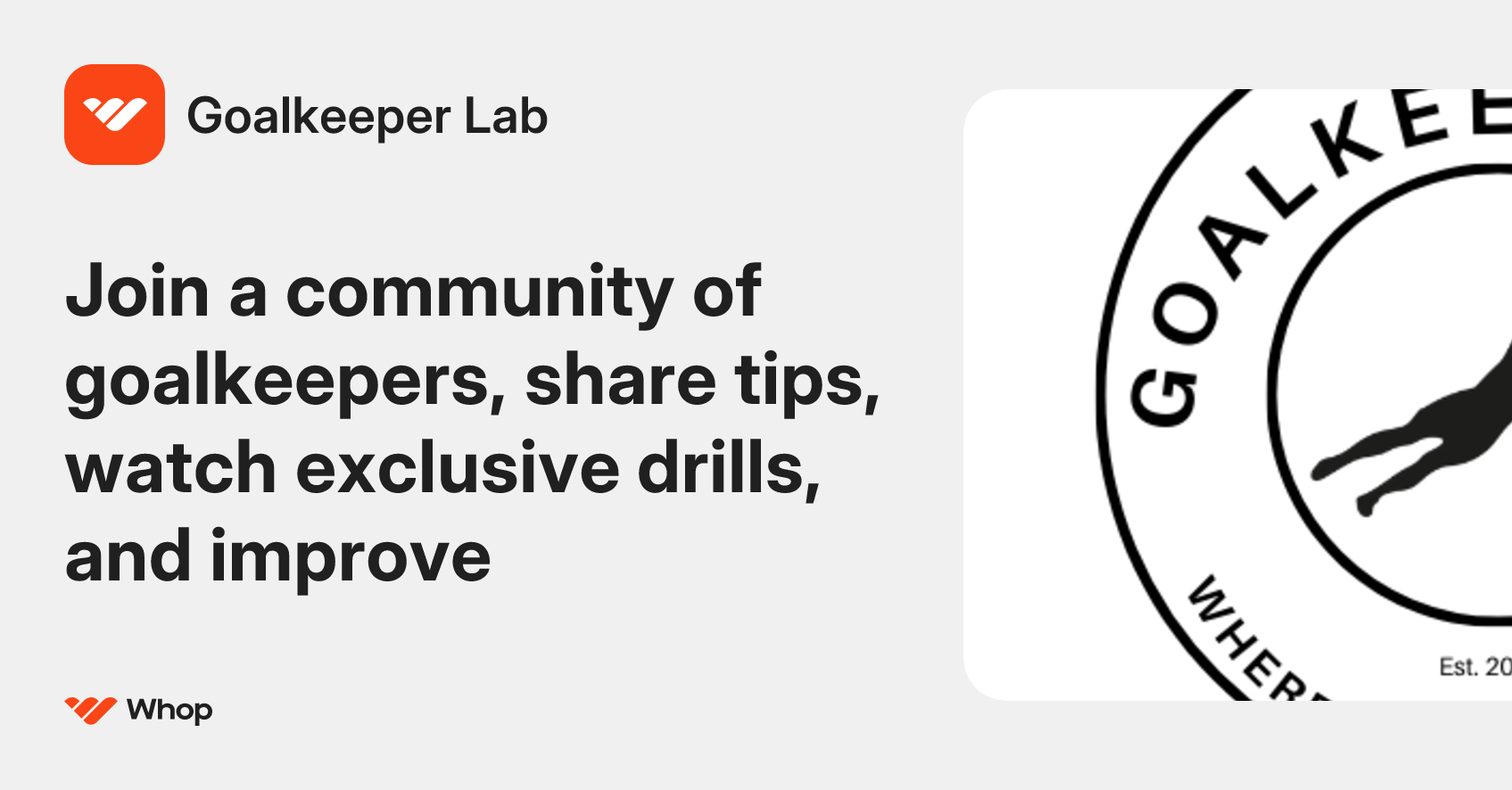 Goalkeeper Lab Whop