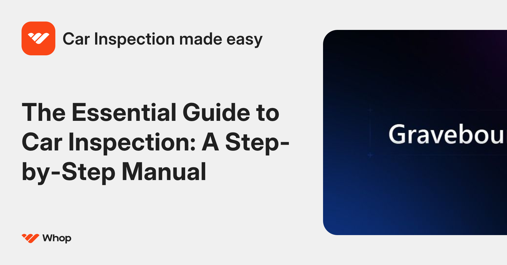 Car Inspection made easy | Whop