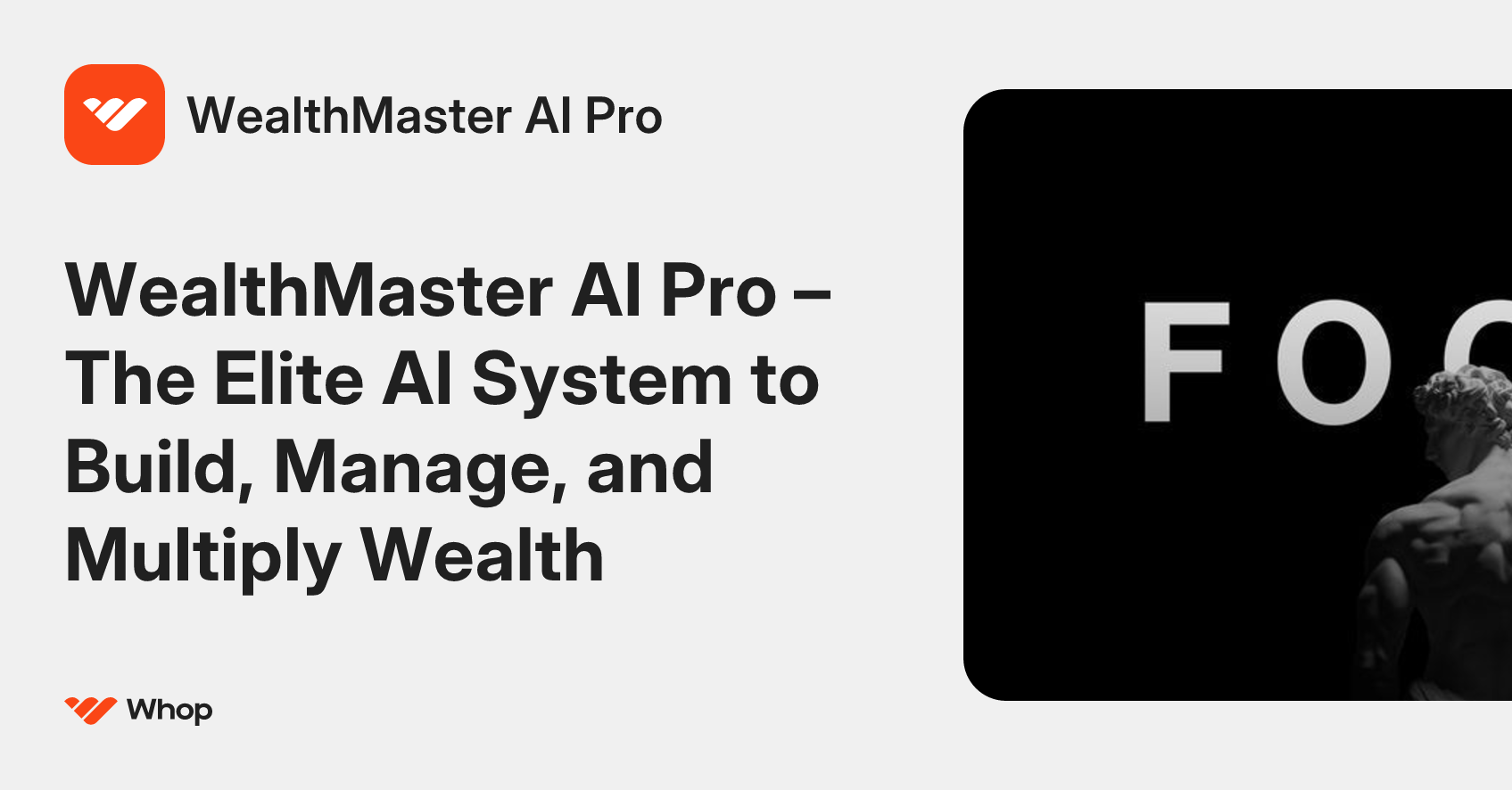 WealthMaster AI Pro | Whop