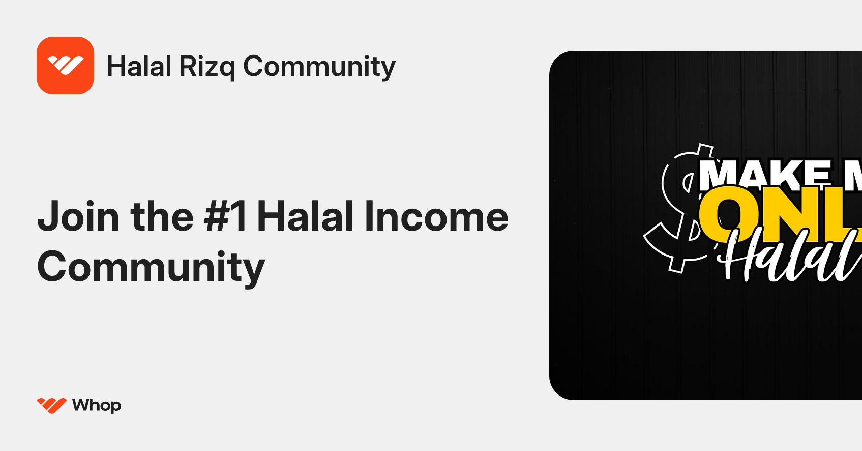 Halal Rizq Community | Whop