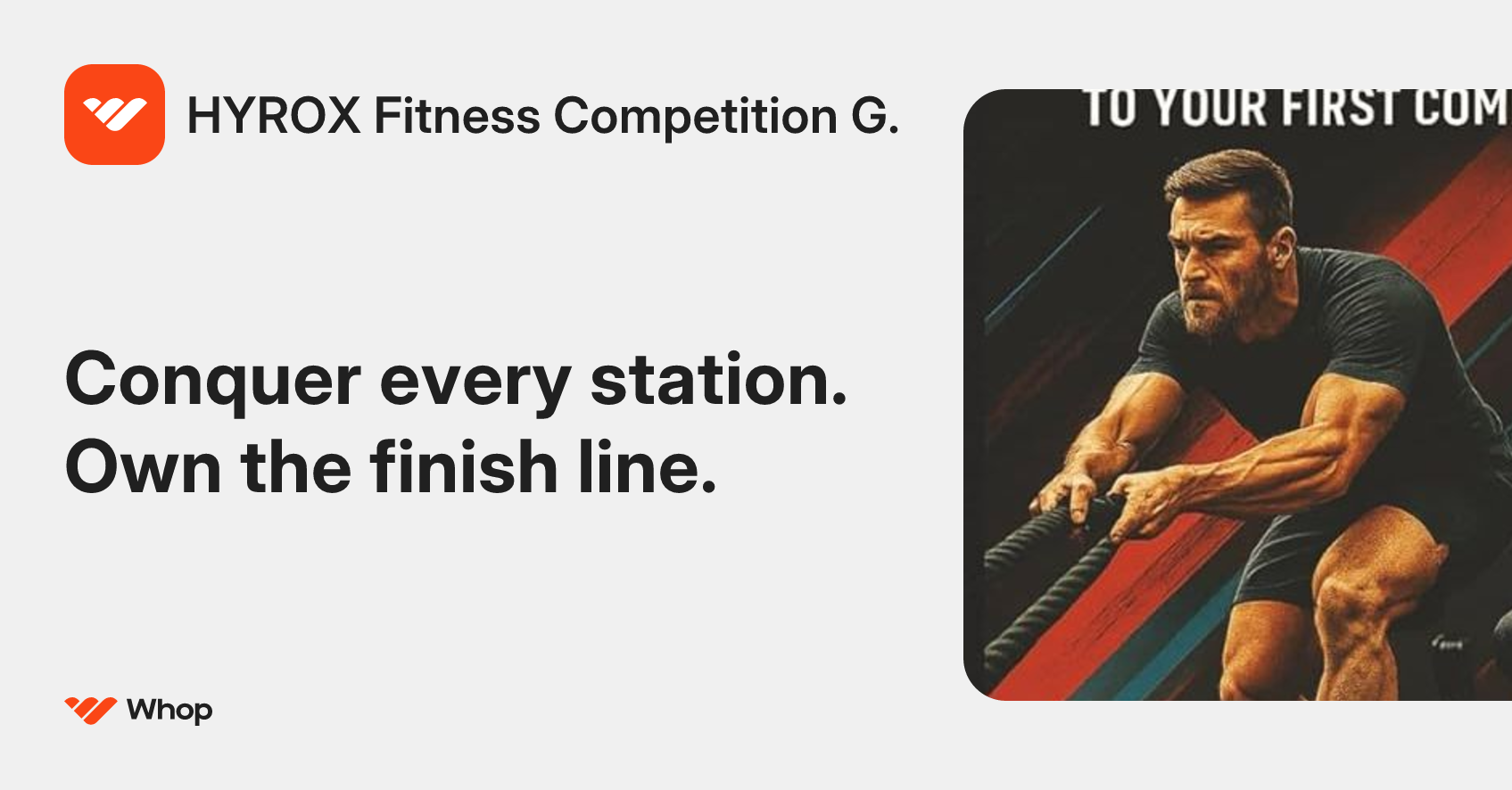 HYROX Fitness Competition Guid | Whop