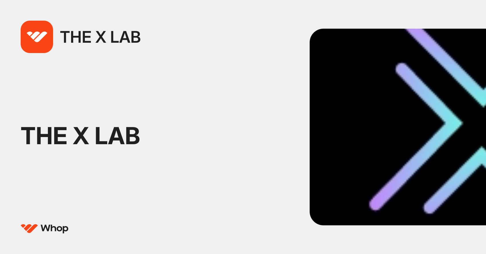 THE X LAB | Whop