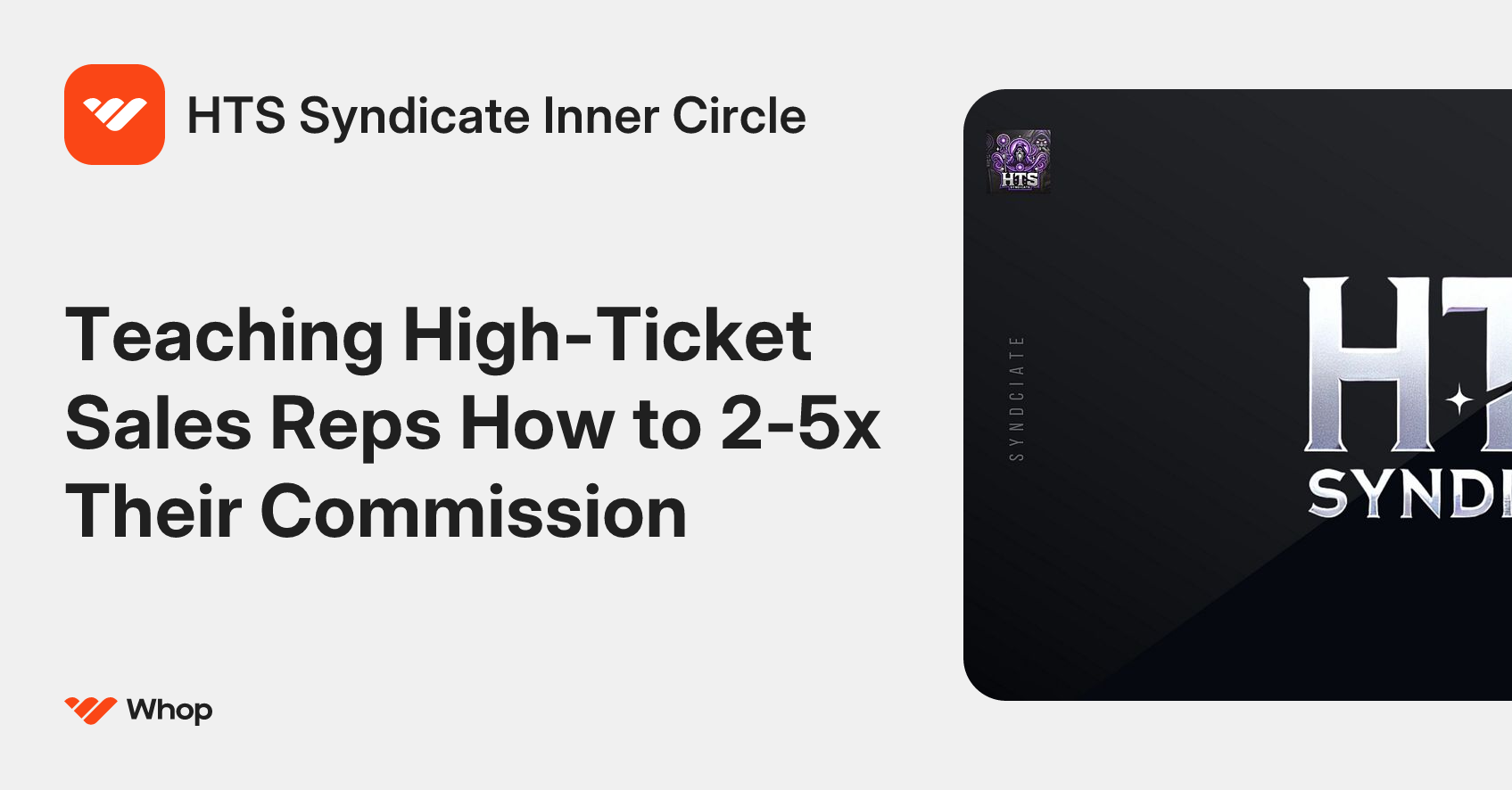 HTS Syndicate Inner Circle | Whop