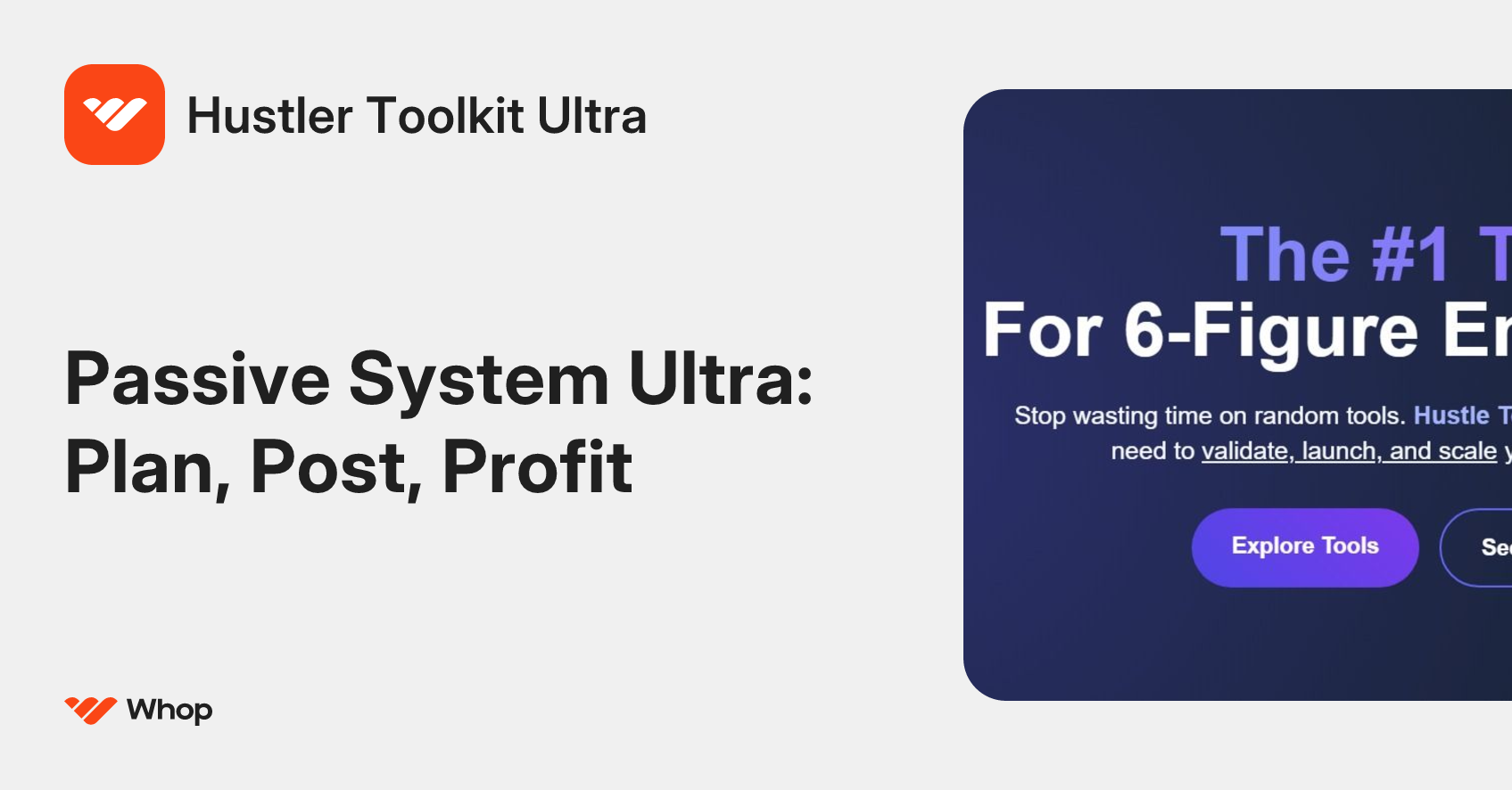 Hustler Toolkit Ultra | Whop