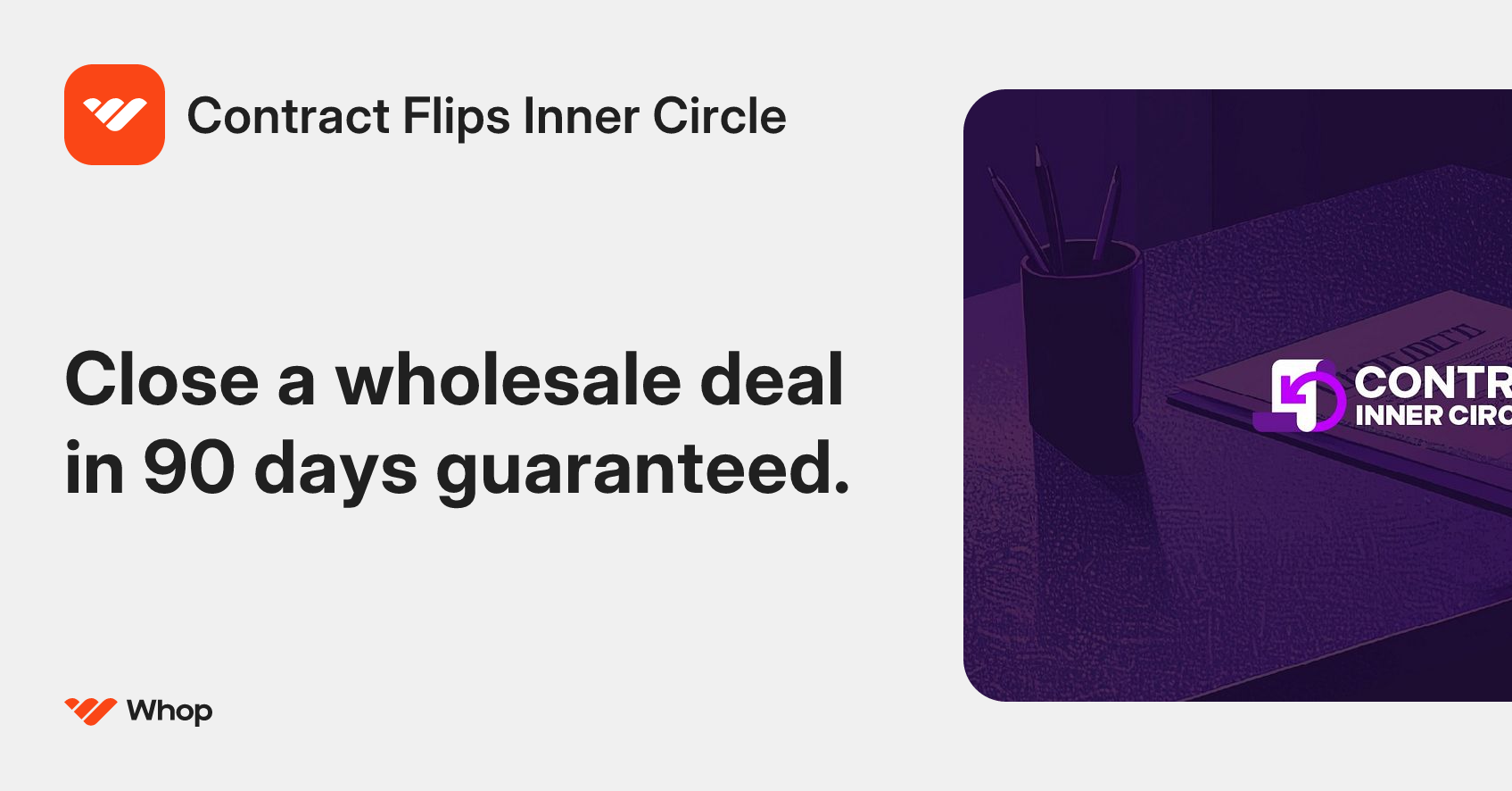Contract Flips Inner Circle | Whop