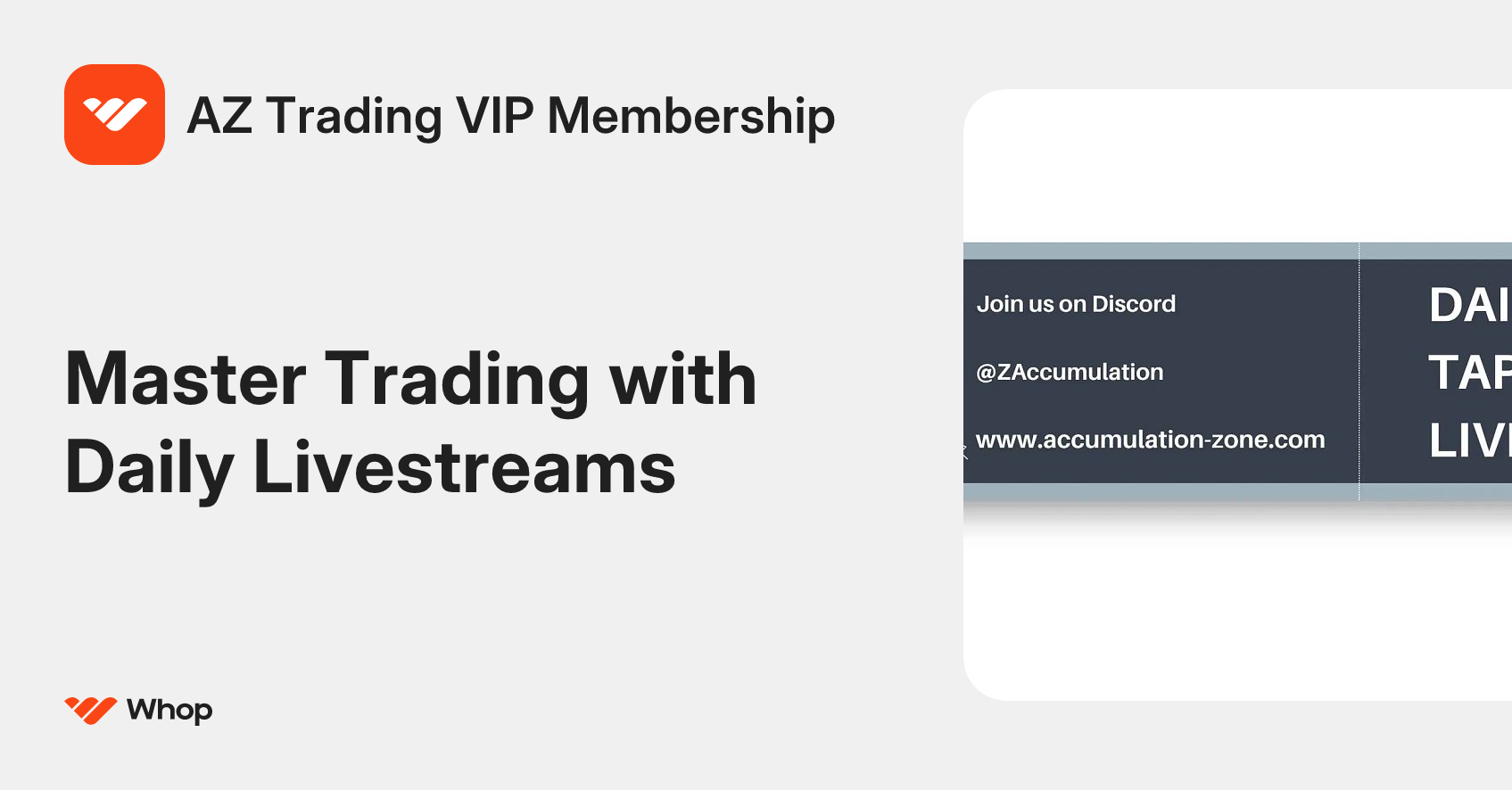 AZ Trading VIP Membership | Whop