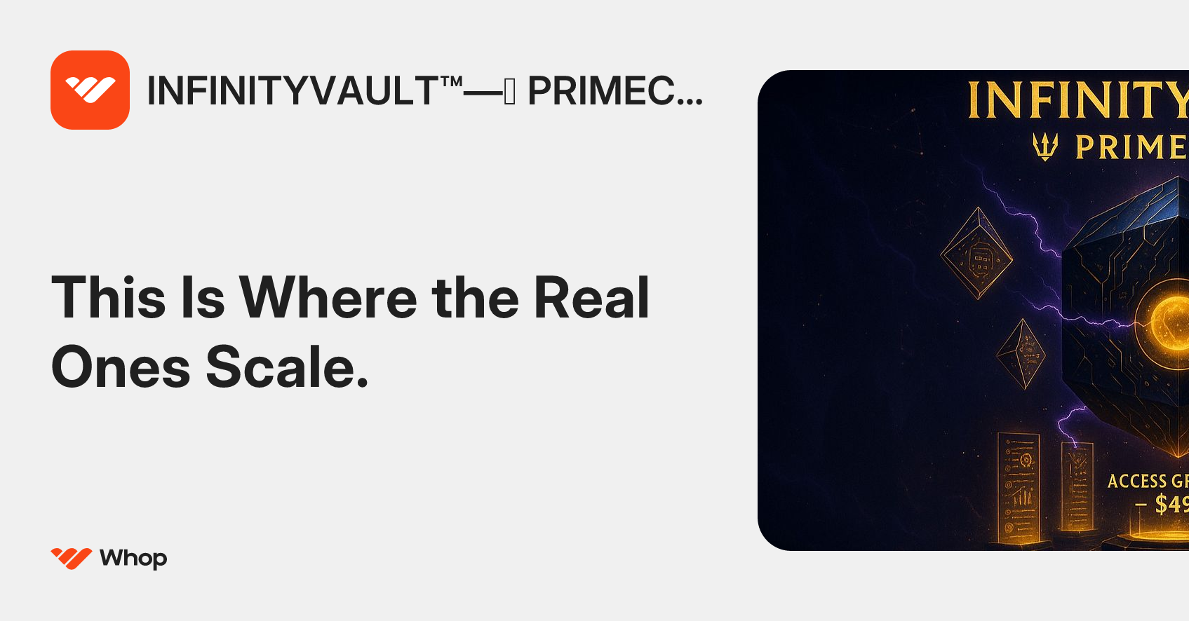INFINITYVAULT™—🔱 PRIMECORE 🔱