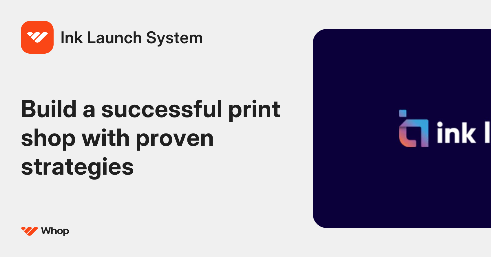 Ink Launch System | Whop