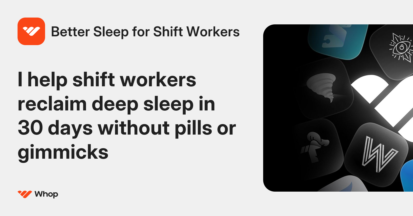 Better Sleep for Shift Workers | Whop