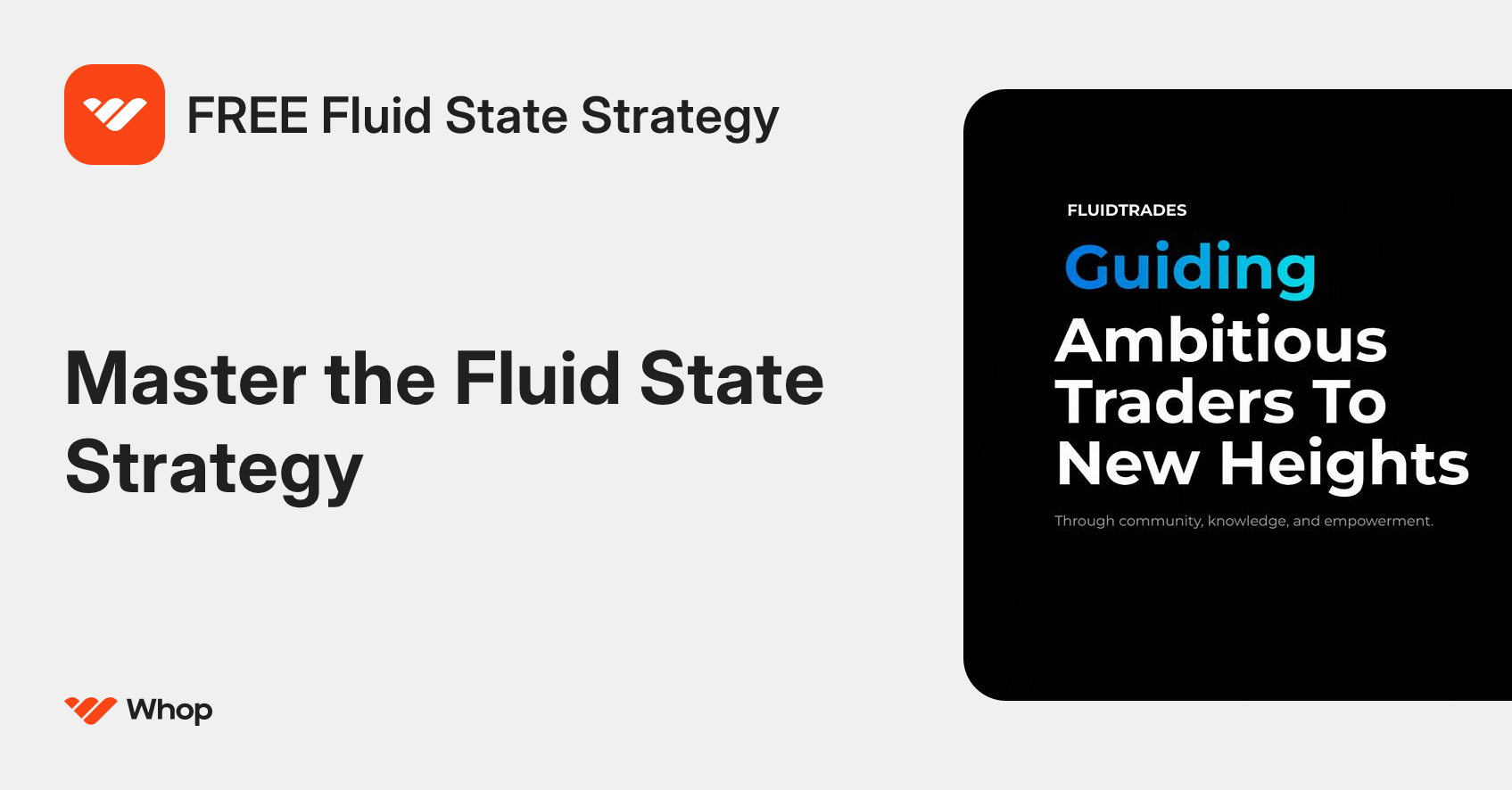 FREE Fluid State Strategy | Whop