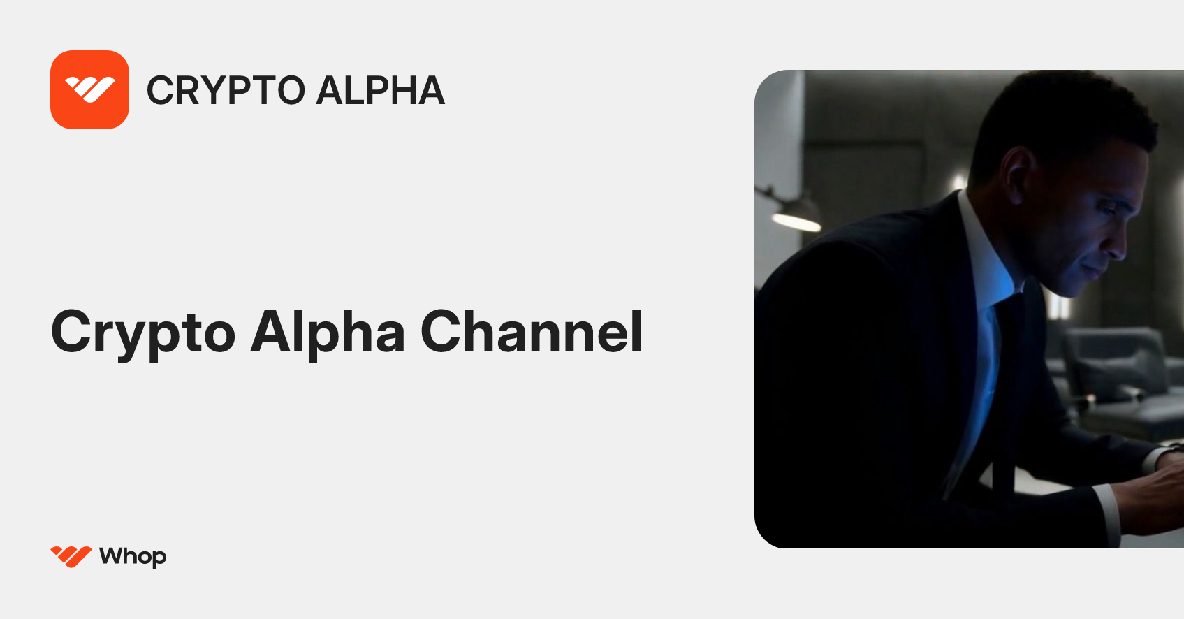 CRYPTO ALPHA | Whop