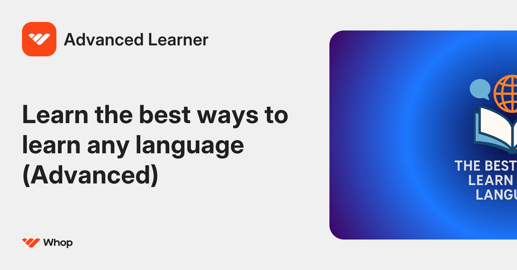 Advanced Learner