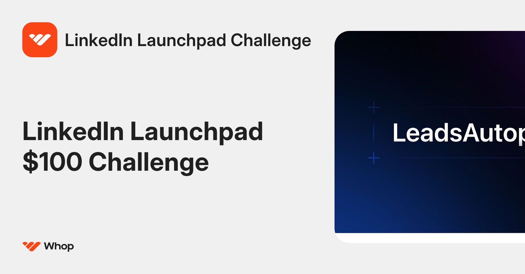 LinkedIn Launchpad Challenge | Whop