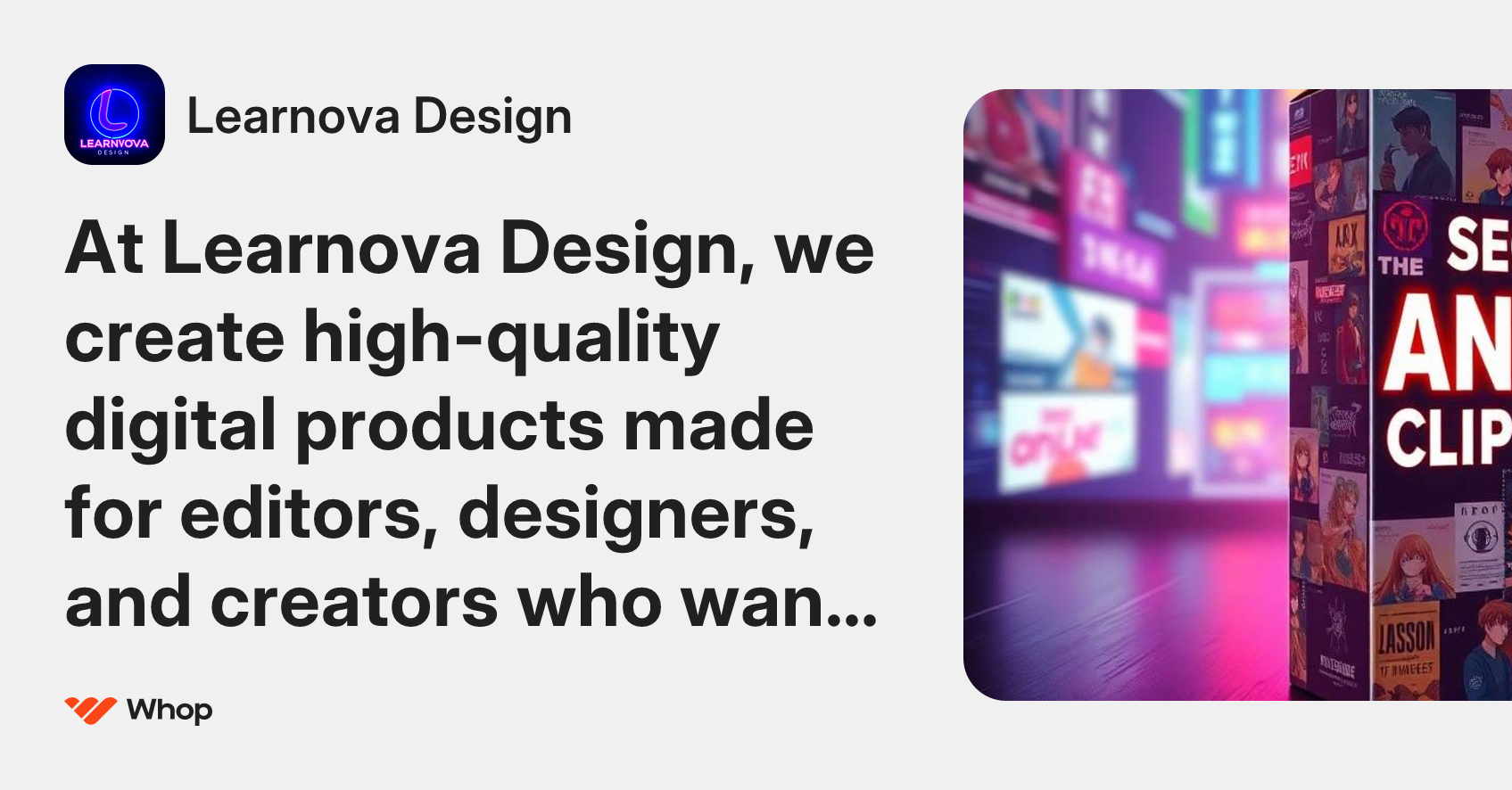 Learnova Design | Whop