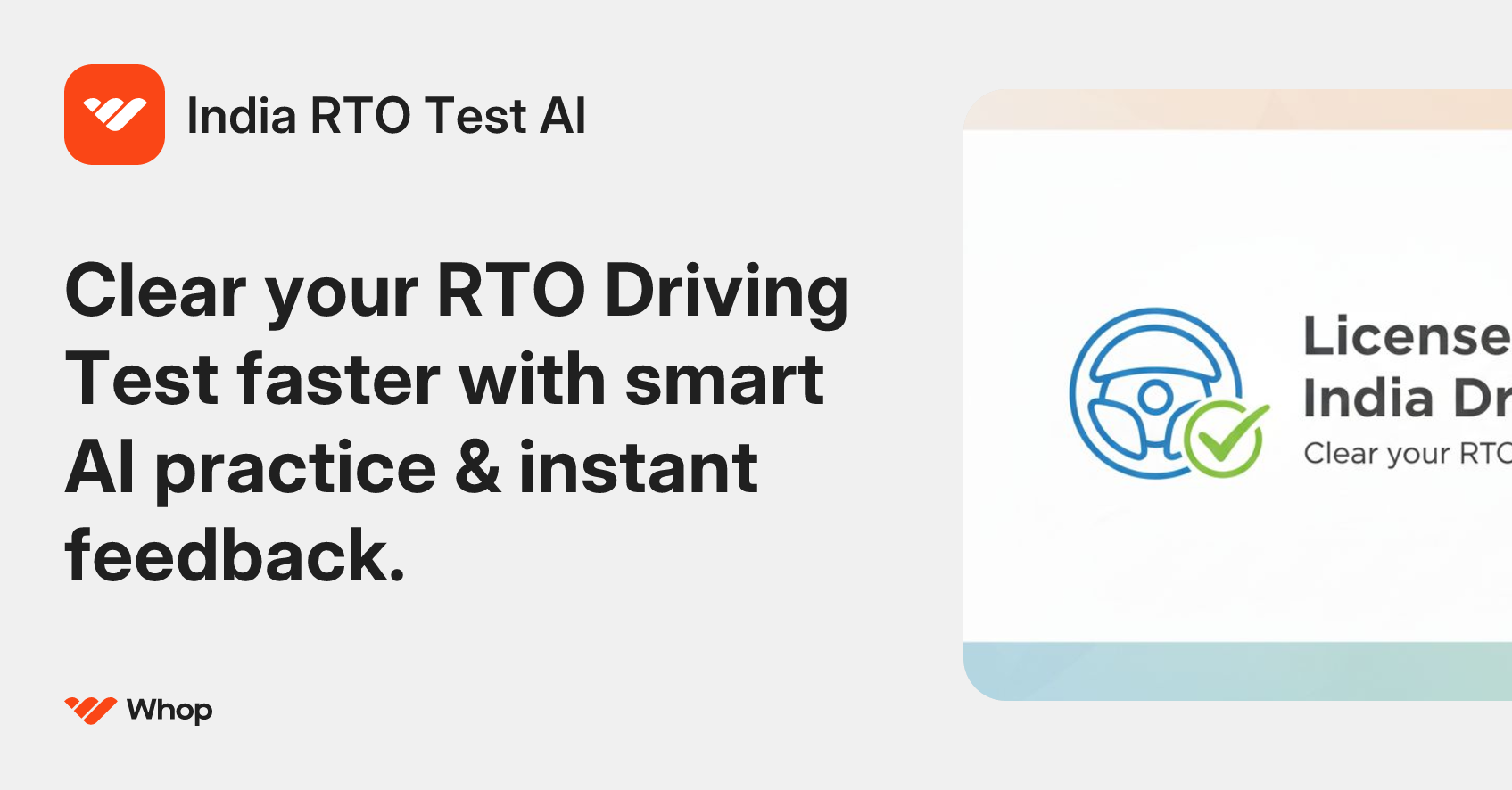 India RTO Test AI | Whop