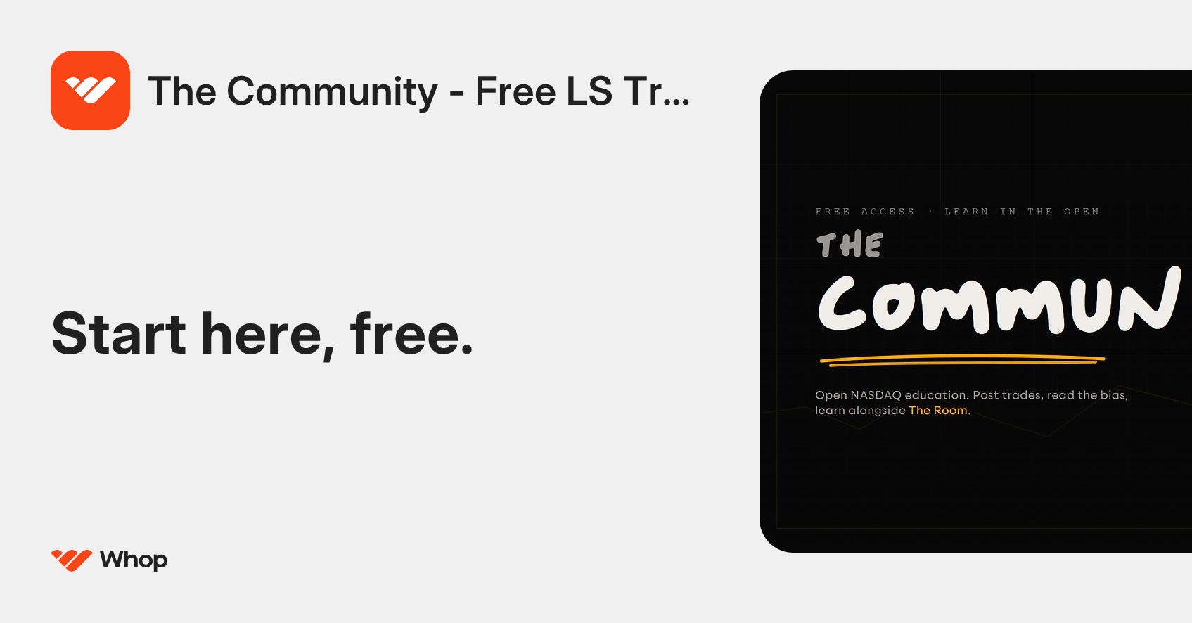The Community | Whop