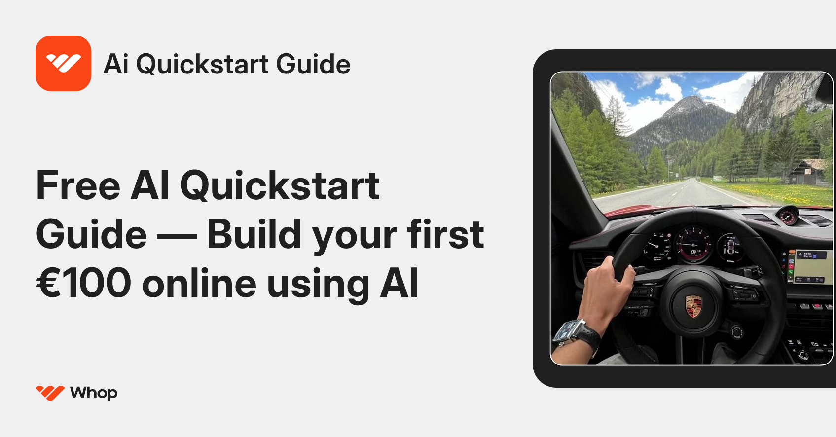 Ai Quickstart Guide | Whop