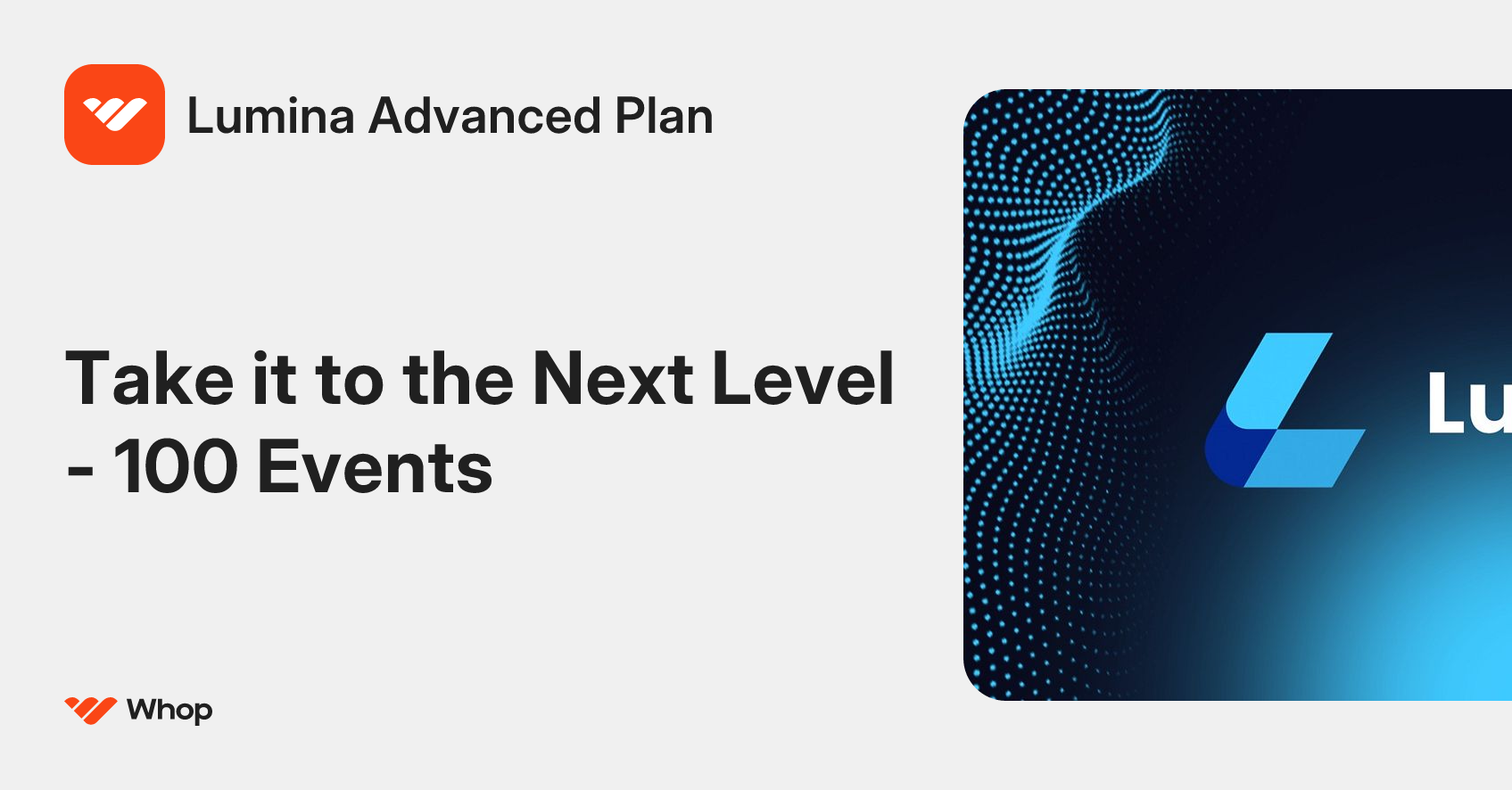 Lumina Advanced Plan | Whop