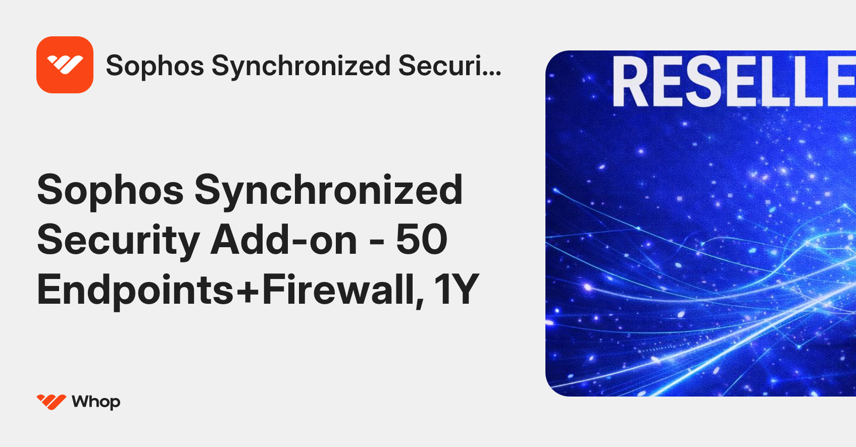 Sophos Synchronized Security A | Whop