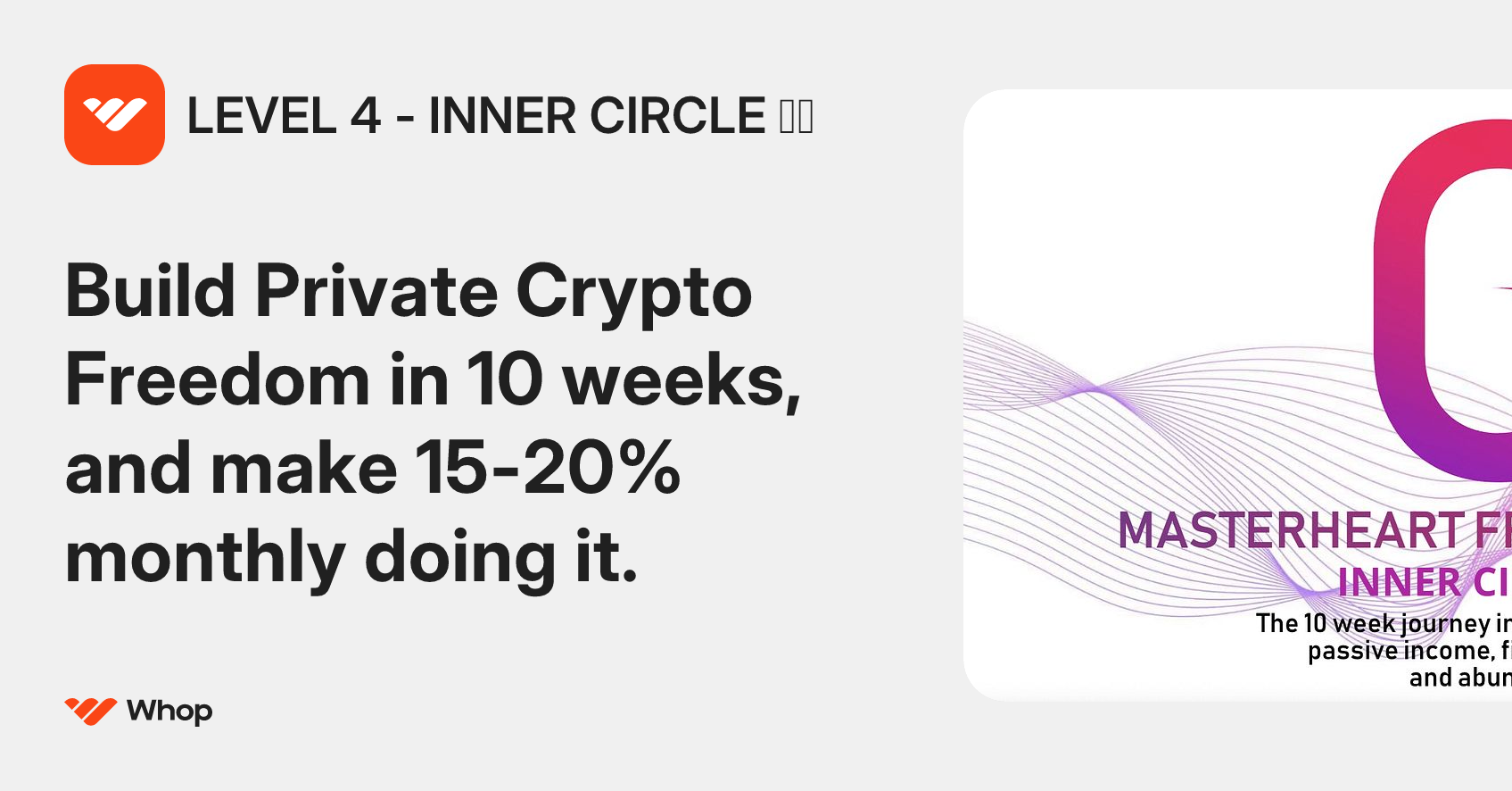 LEVEL 4 - INNER CIRCLE ⭕️ | Whop