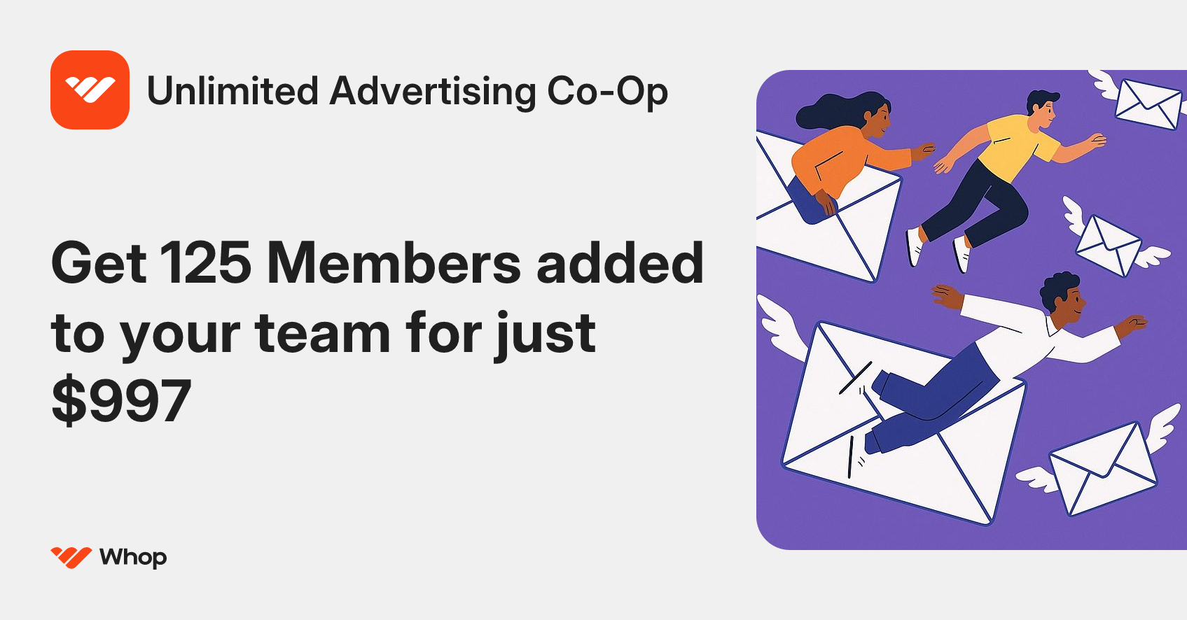 Unlimited Advertising Co-Op | Whop