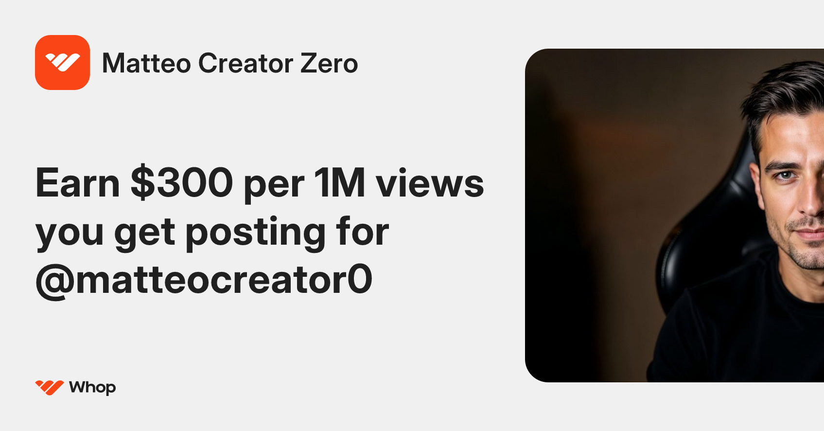 Matteo Creator Zero | Whop