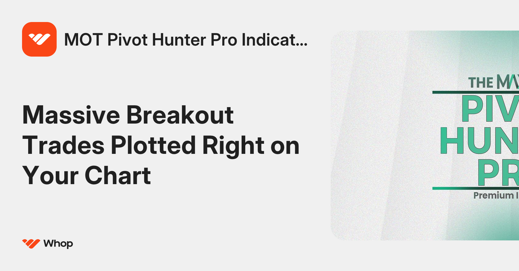 MOT Pivot Hunter Pro Indicator | Whop