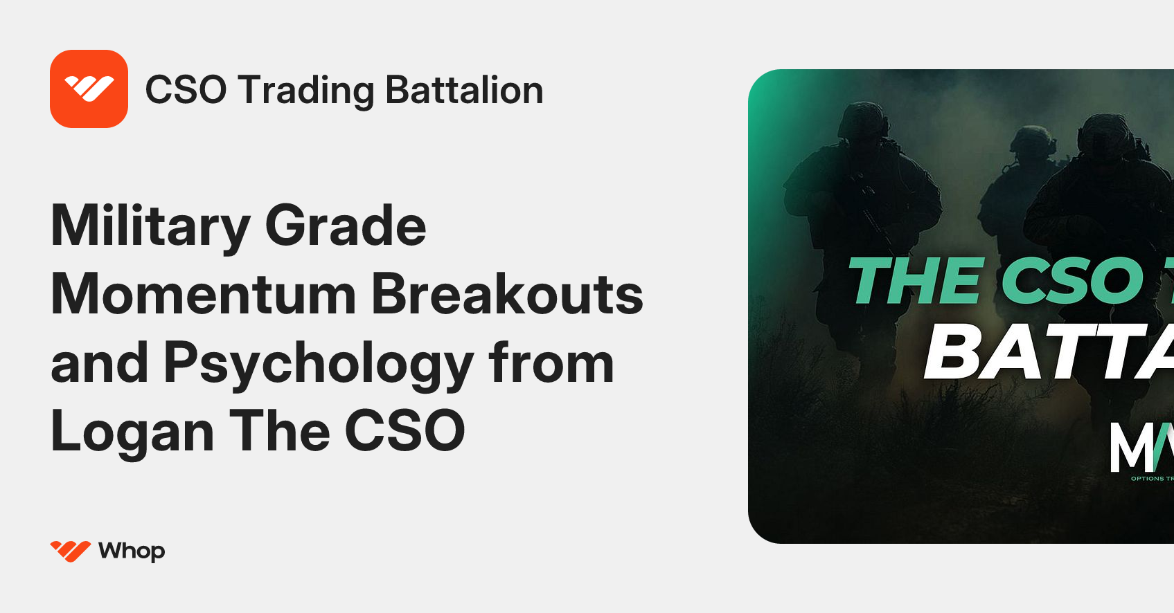 CSO Trading Battalion | Whop