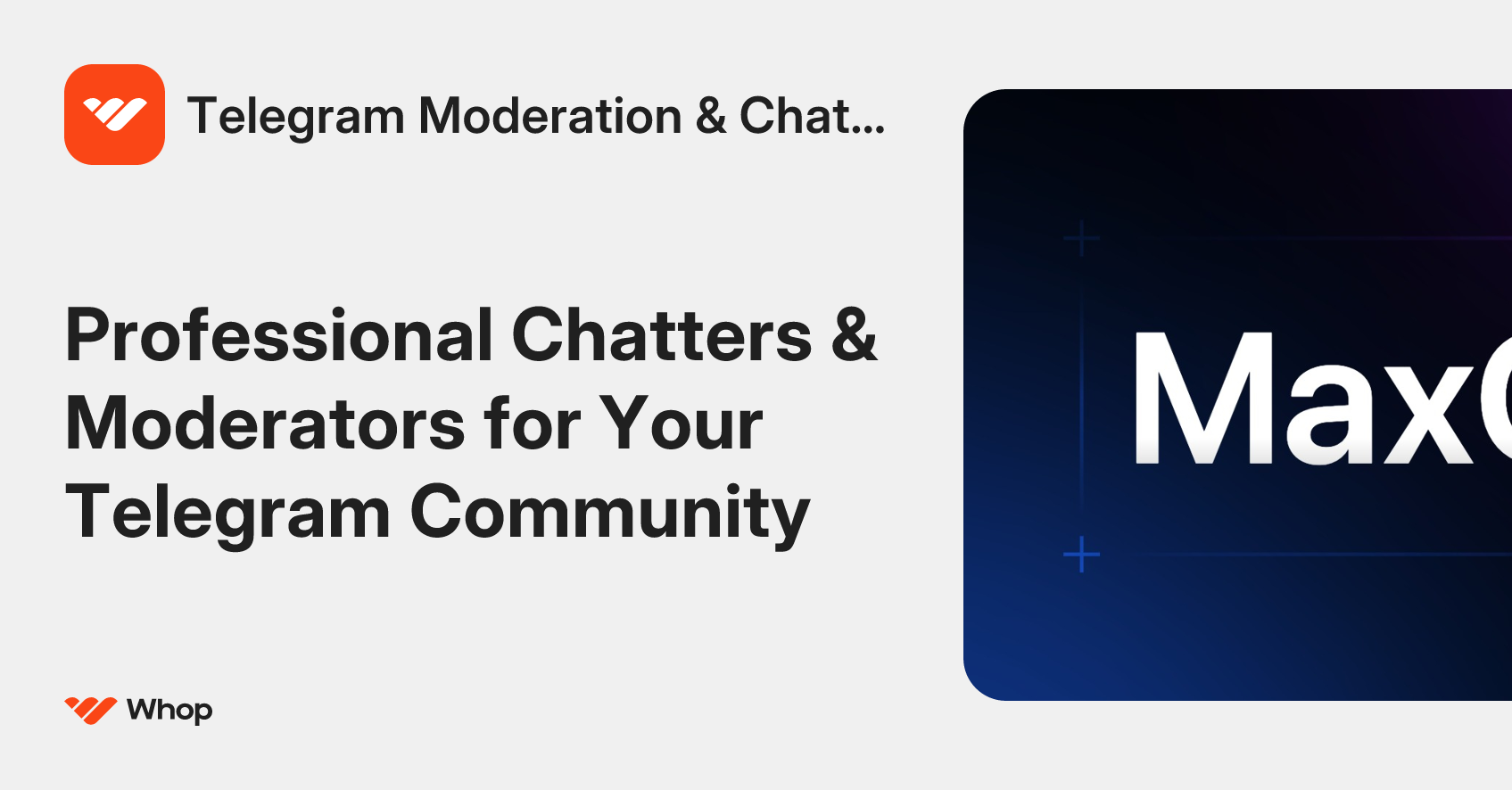 Telegram Moderation & Chatters