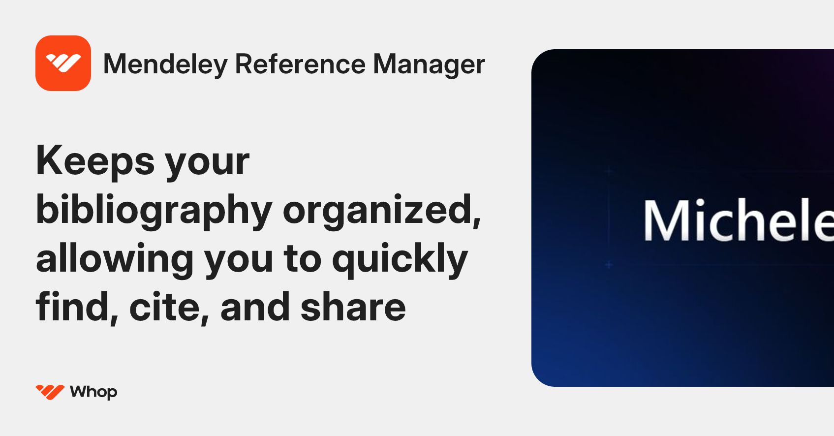 Mendeley Reference Manager | Whop