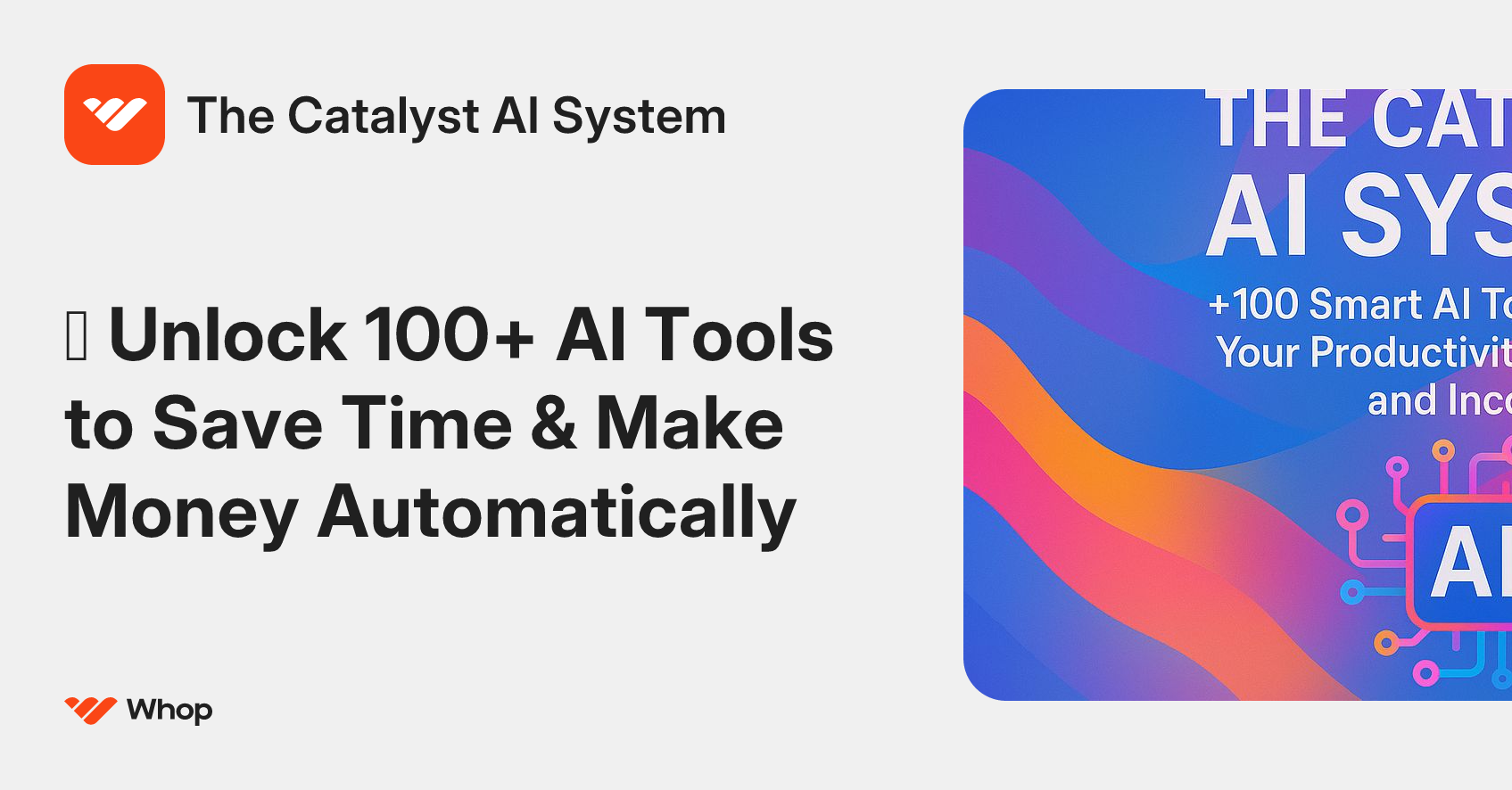 The Catalyst AI System | Whop