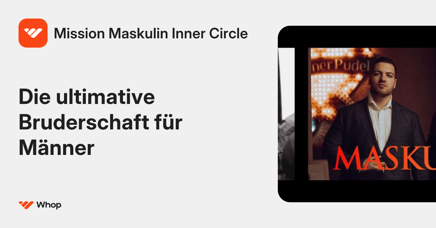 Mission Maskulin Inner Circle | Whop
