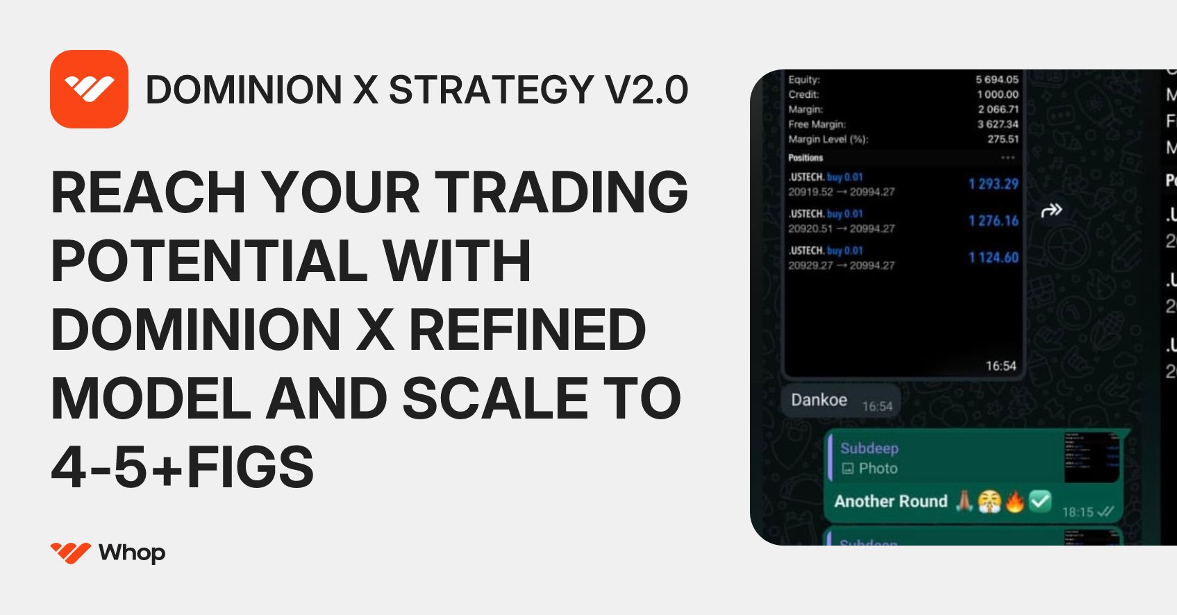 DOMINION X STRATEGY V2.0 | Whop