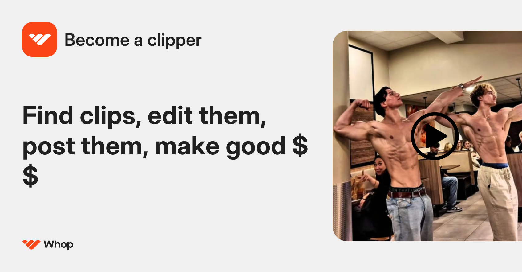 Become a clipper | Whop