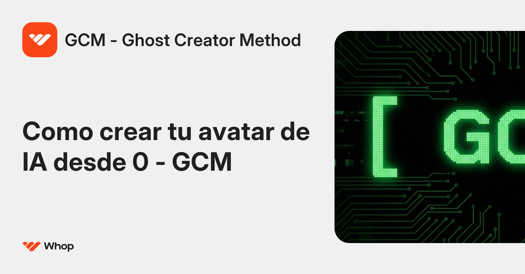 GCM - Ghost Creator Method | Whop
