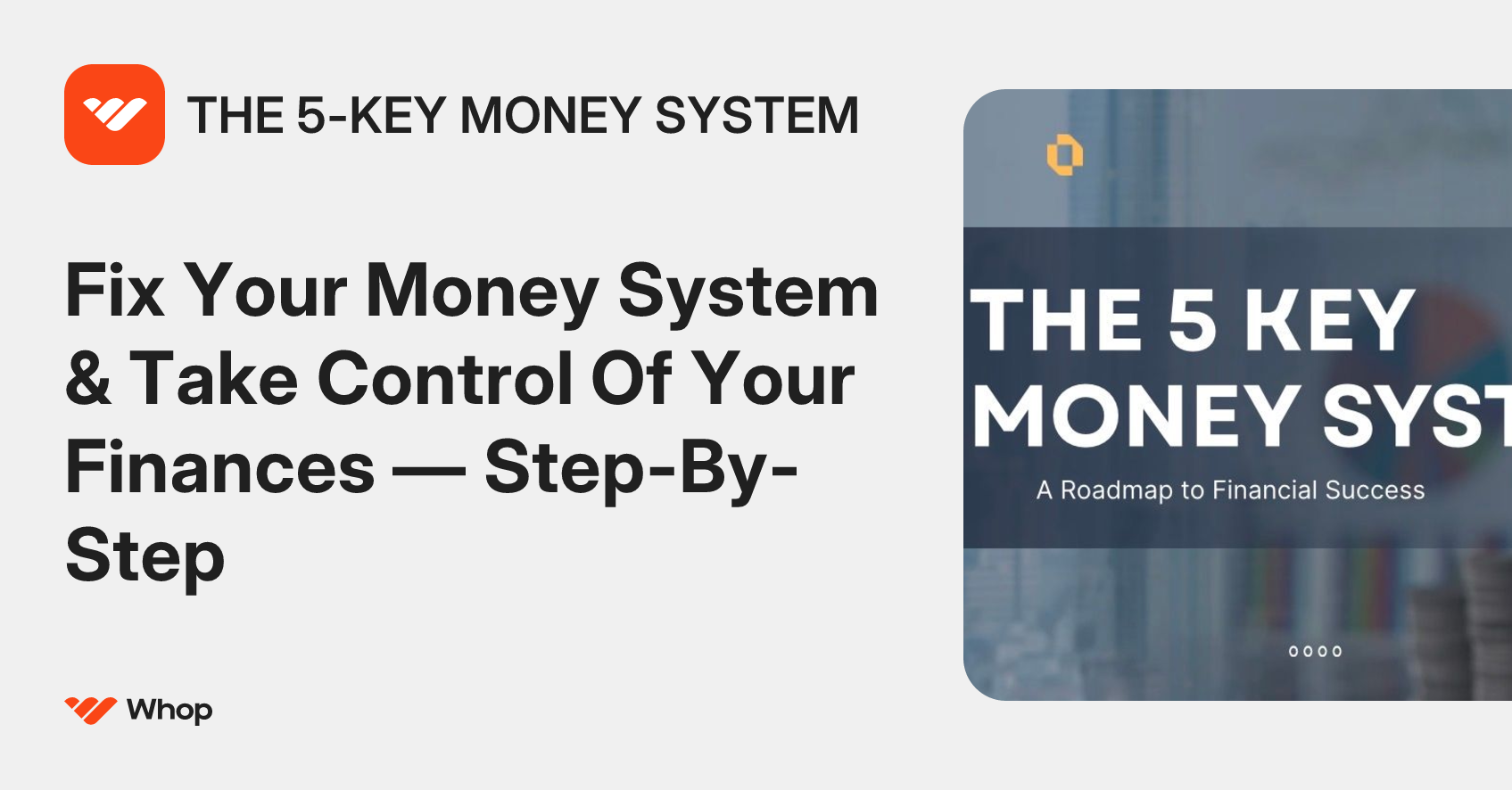 THE 5-KEY MONEY SYSTEM | Whop