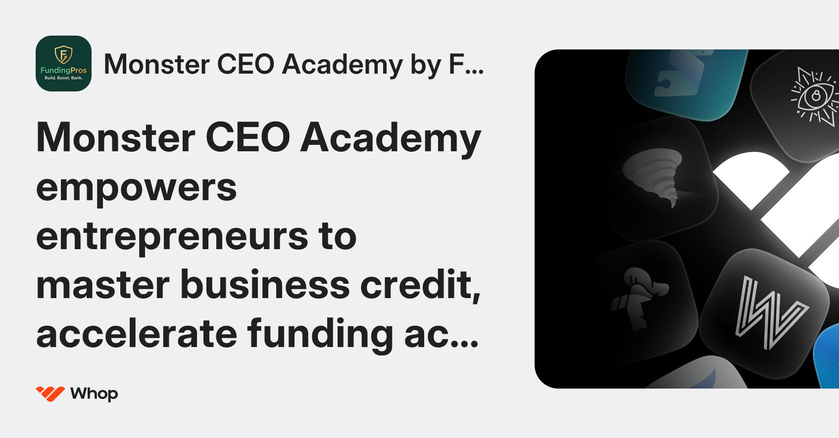 Monster CEO Academy | Whop