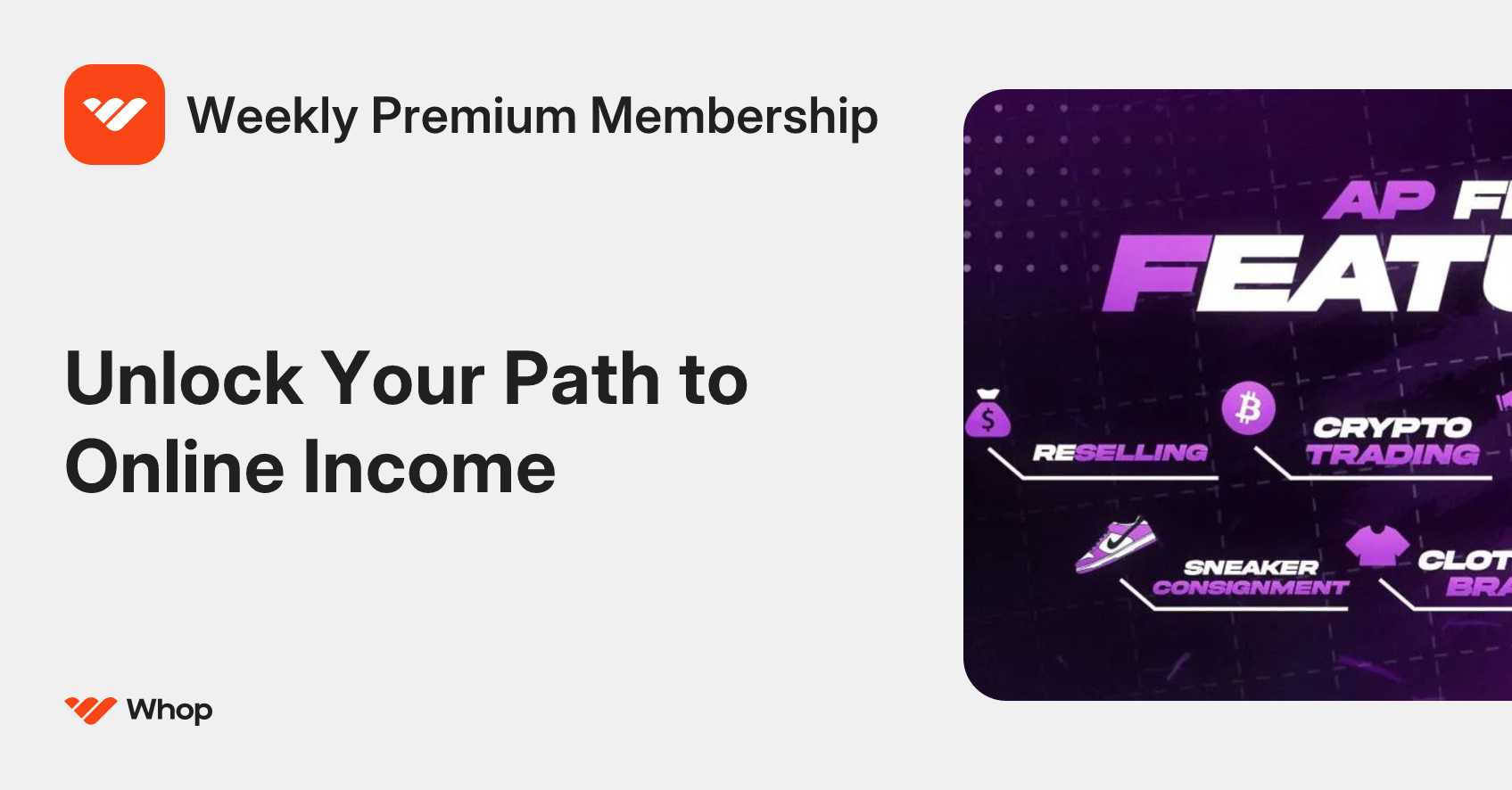 Weekly Premium Membership | Whop