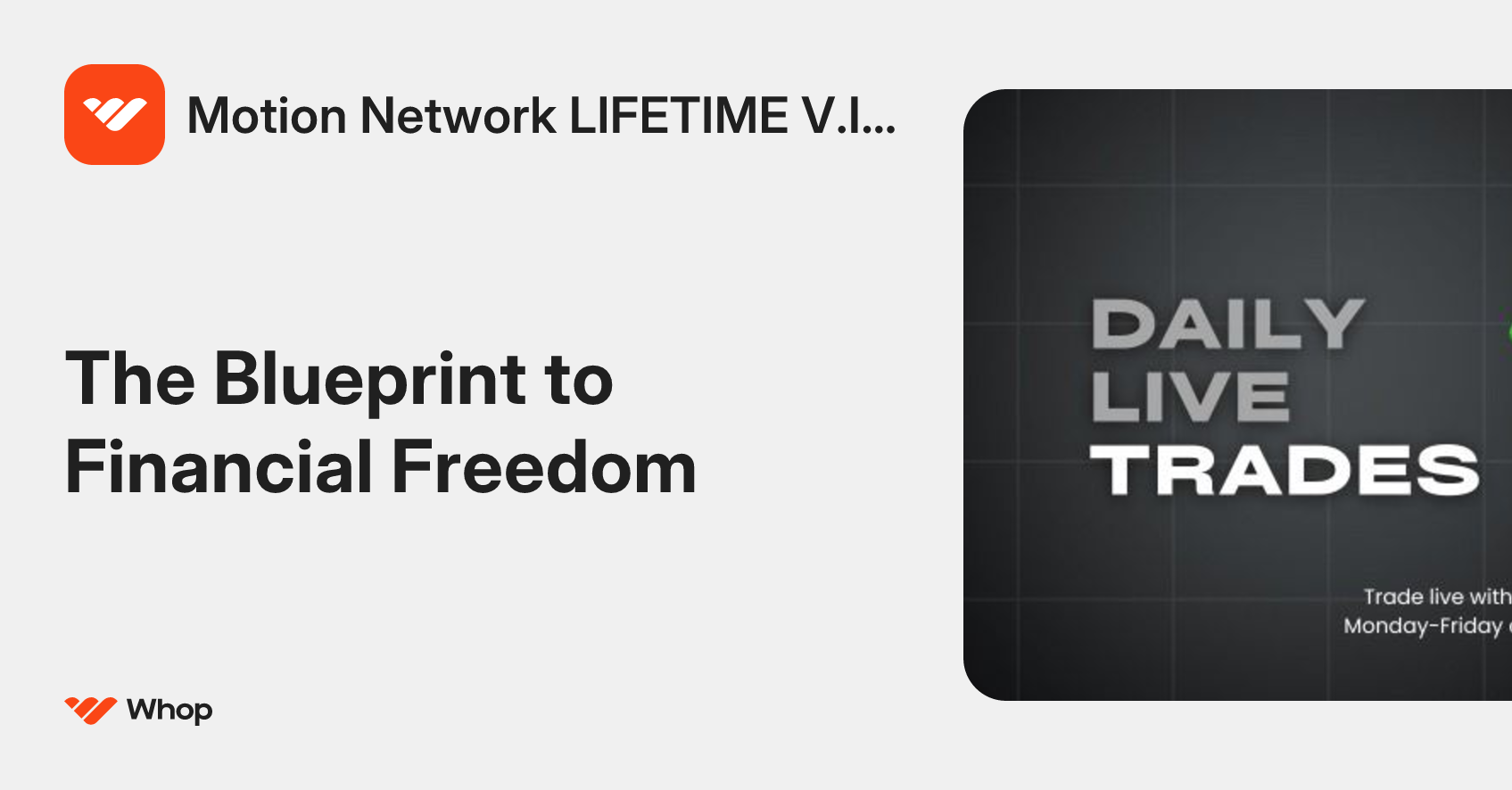 Motion Network LIFETIME V.I.P | Whop