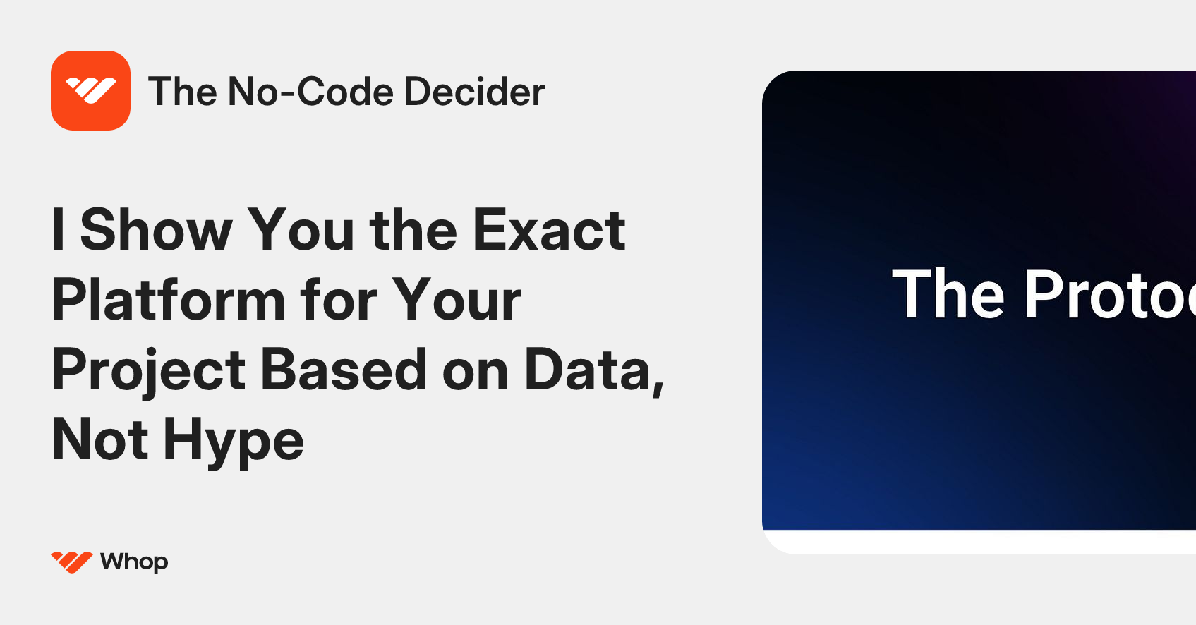 The No-Code Decider | Whop