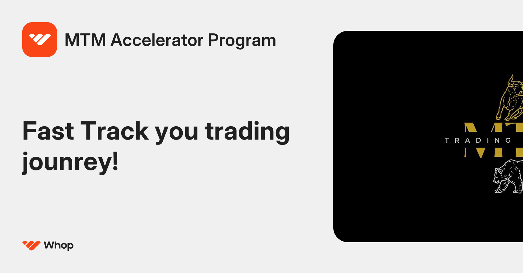 MTM Accelerator Program | Whop