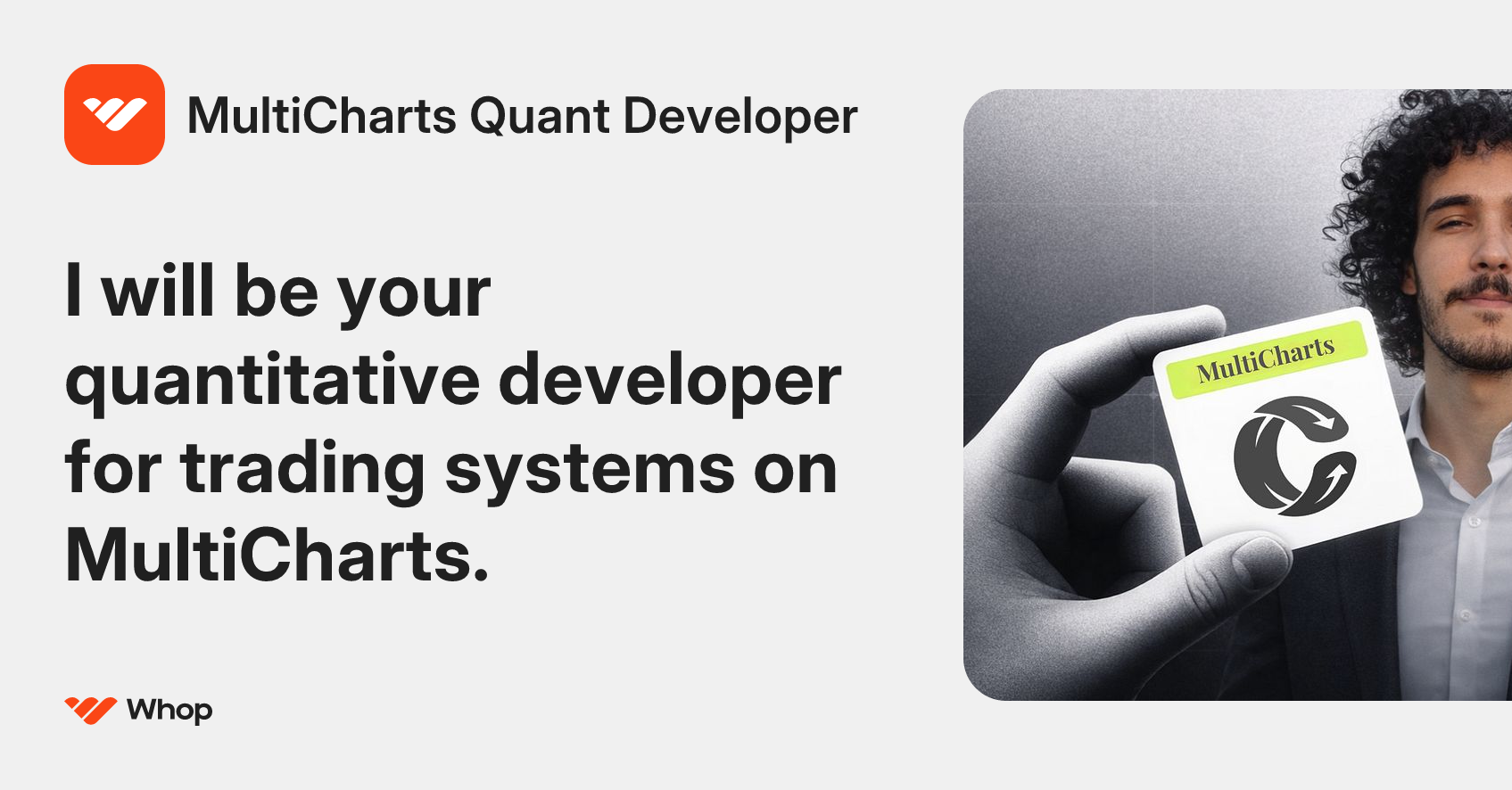 MultiCharts Quant Developer | Whop