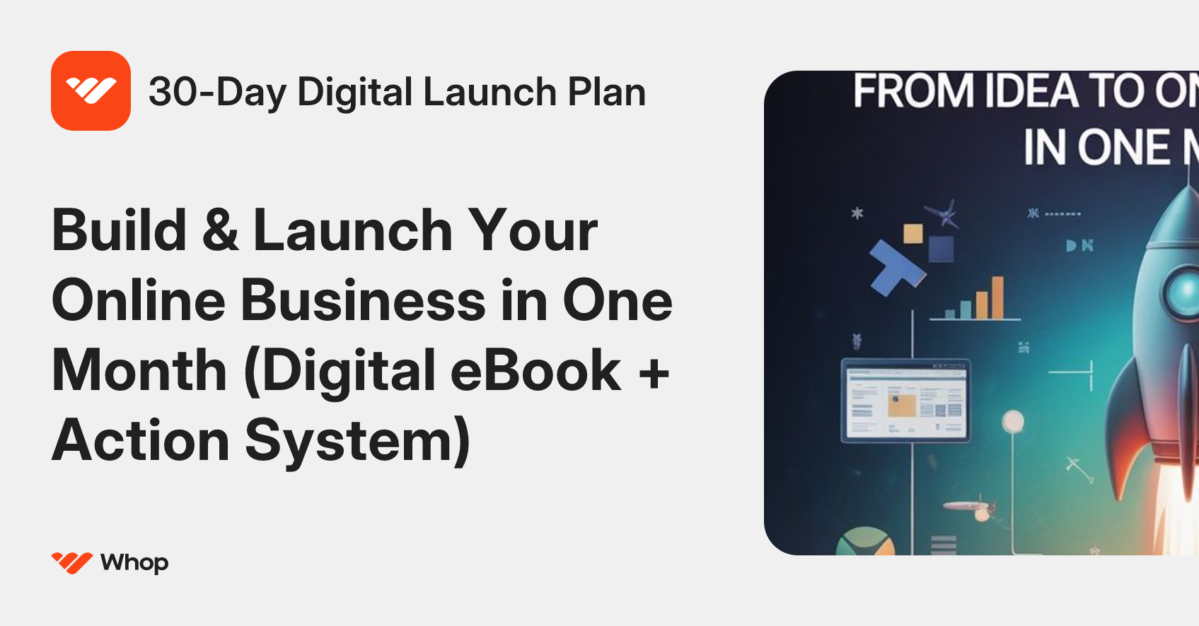 30-Day Digital Launch Plan | Whop