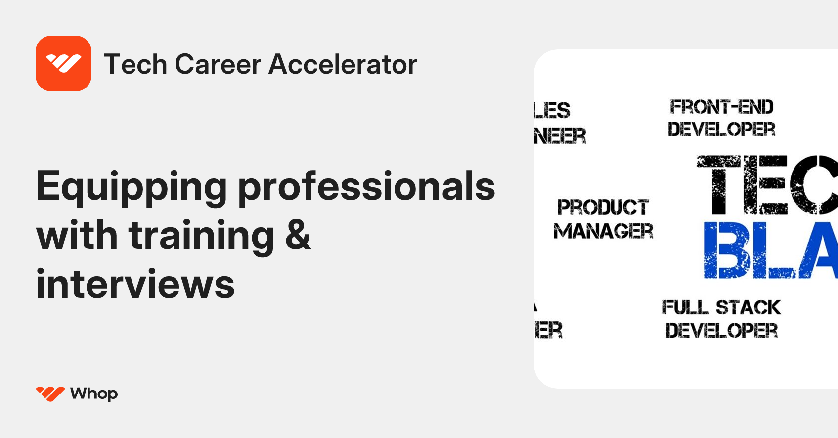 Tech Career Accelerator | Whop