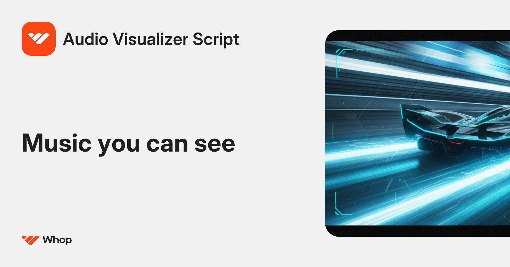Audio Visualizer Script | Whop