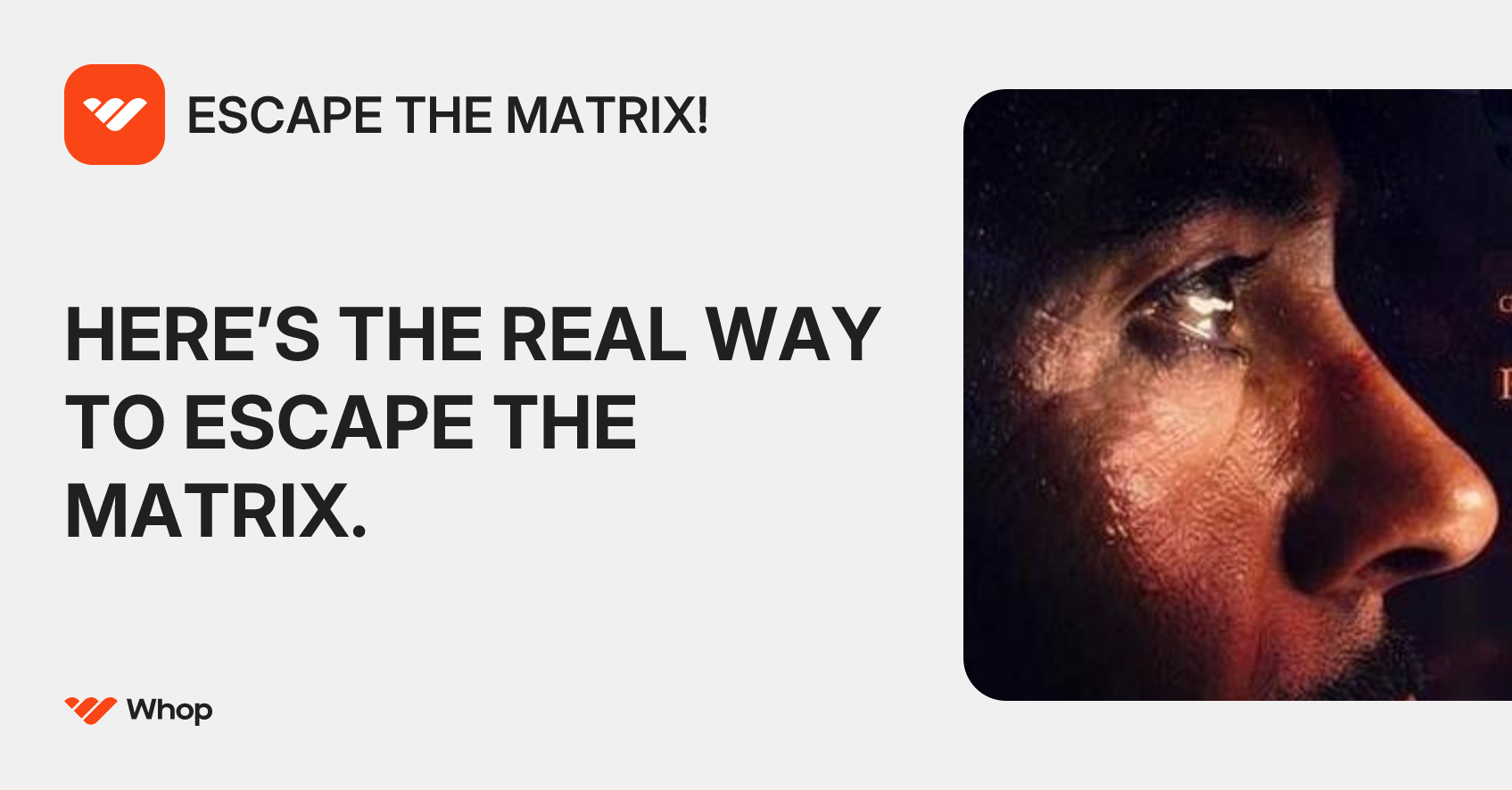 ESCAPE THE MATRIX! | Whop