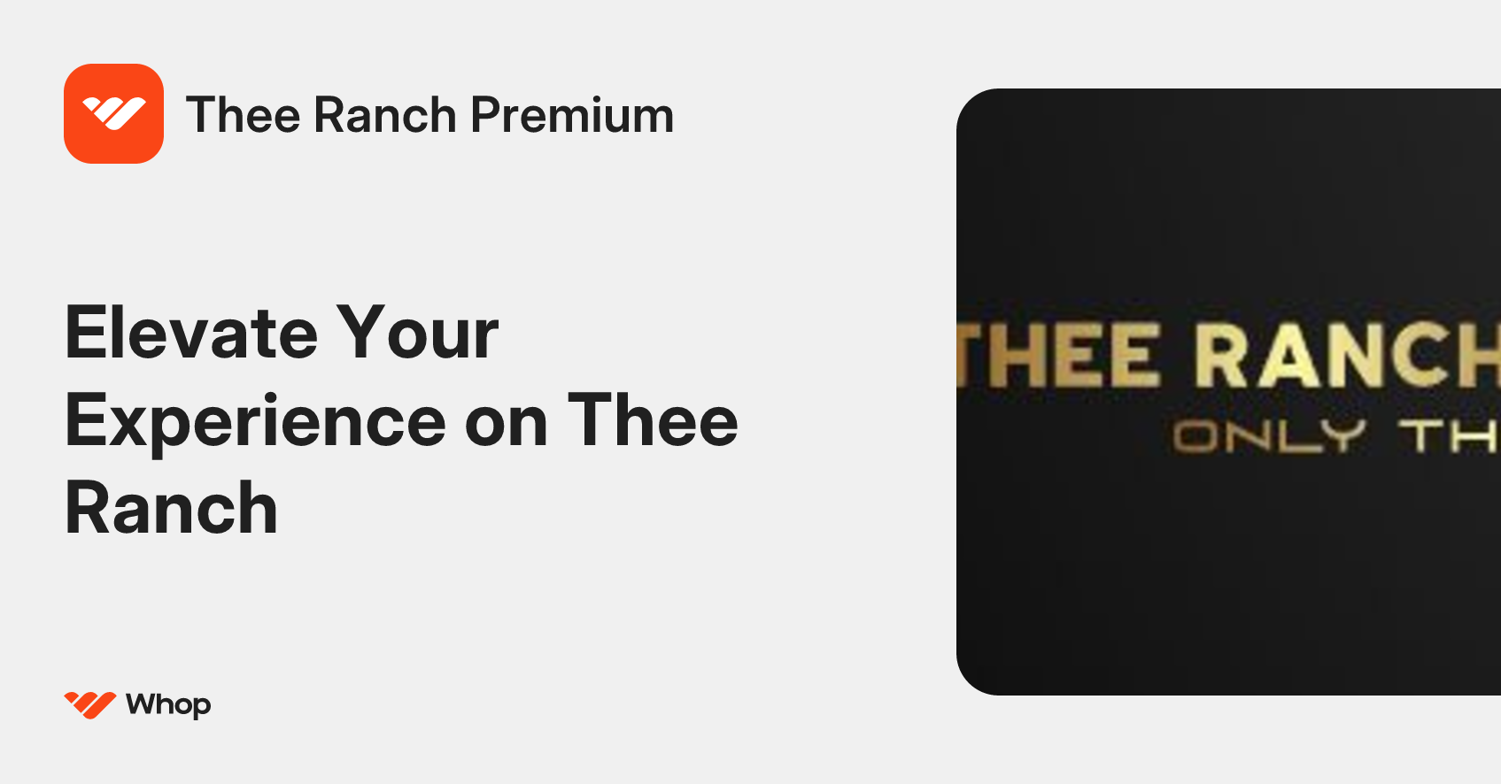Thee Ranch Premium