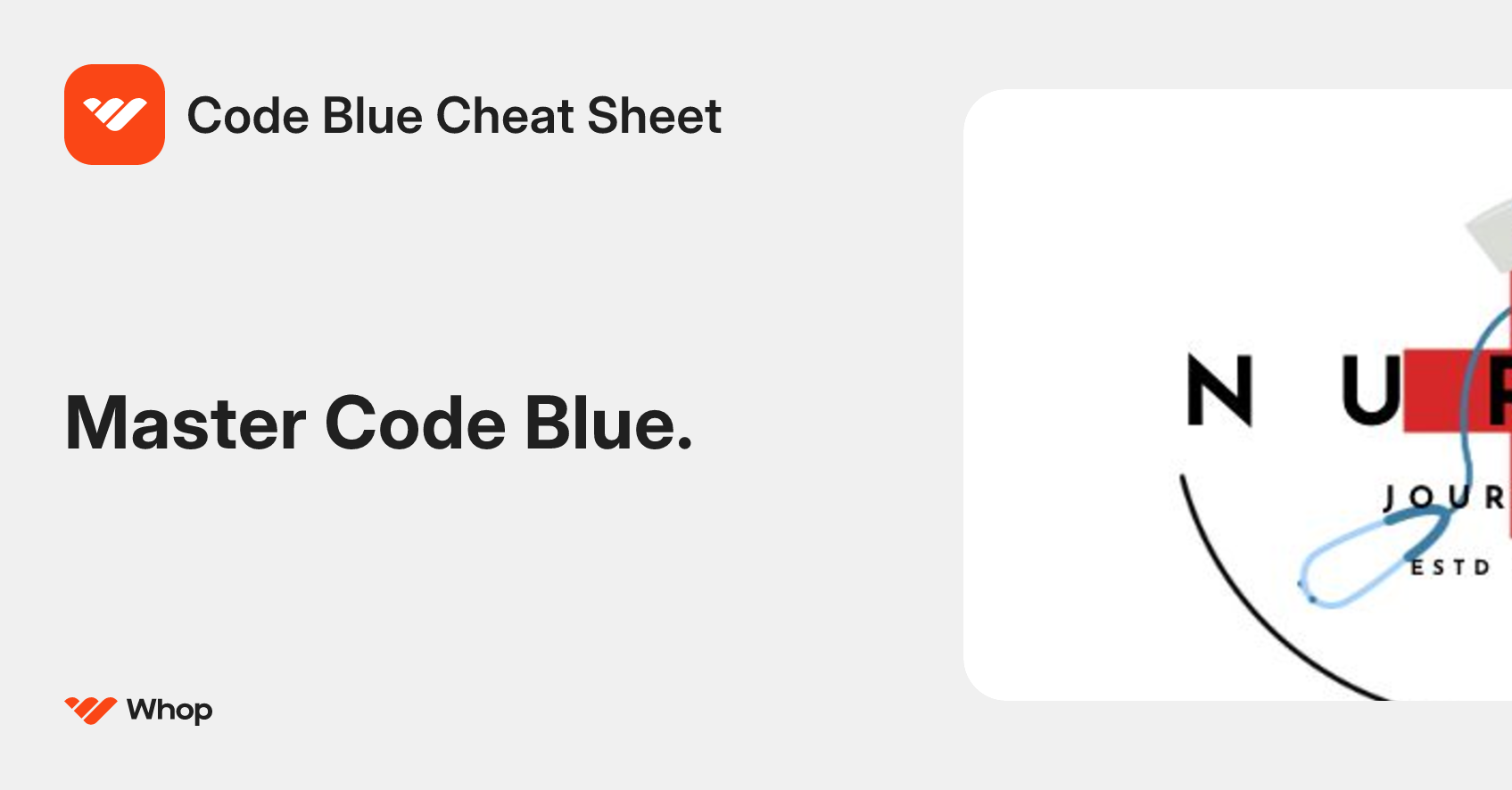 Code Blue Cheat Sheet | Whop