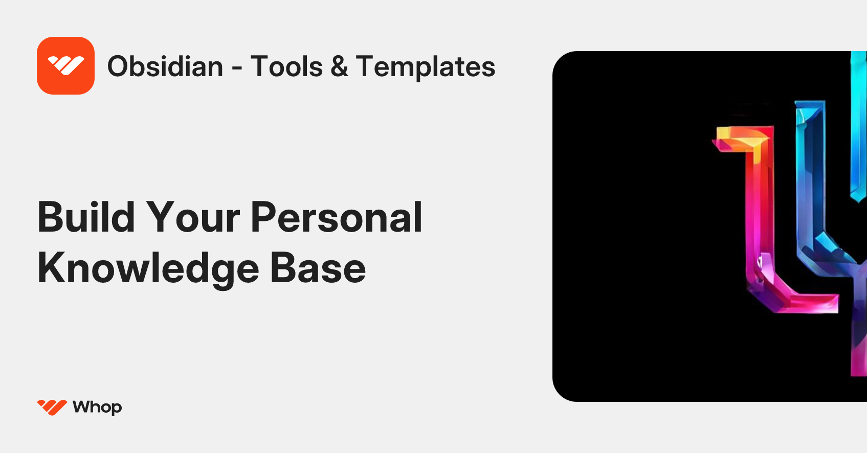 Obsidian - Tools & Templates | Whop